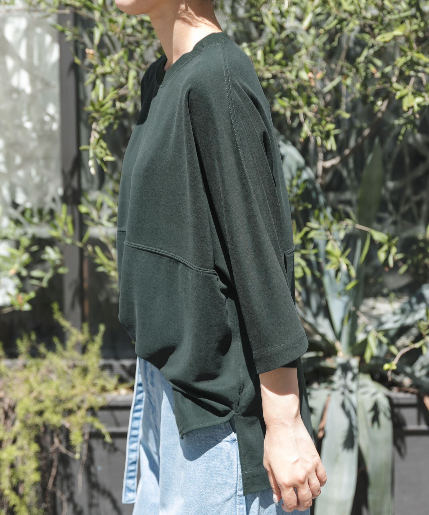 URBAN RESEARCH DOORS「FORK&SPOON　モダールカノコTシャツ」|Tシャツ・カットソー|