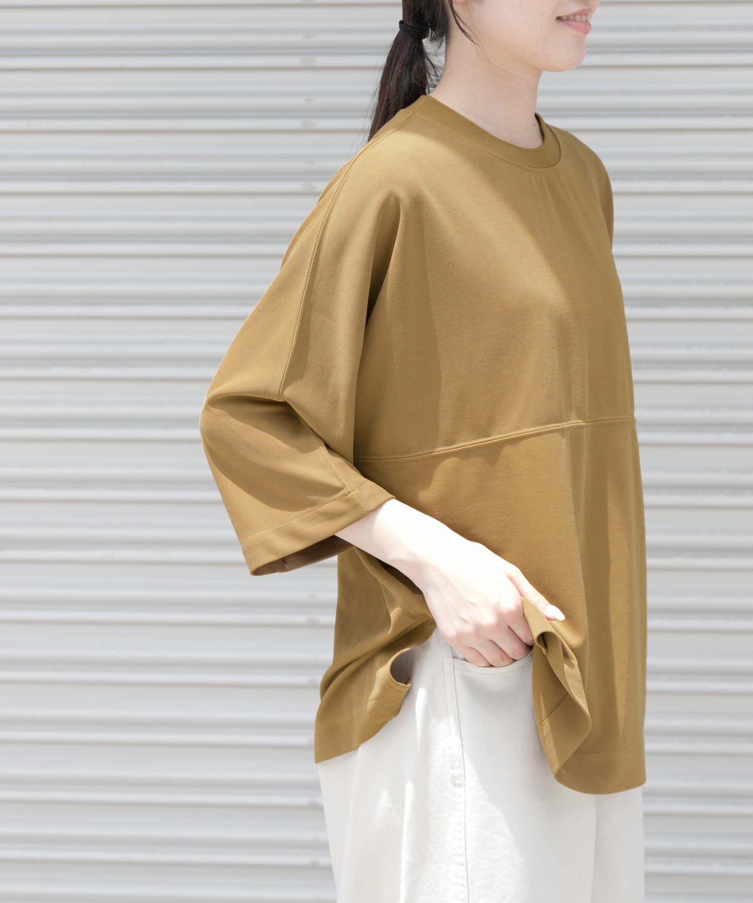 URBAN RESEARCH DOORS「FORK&SPOON　モダールカノコTシャツ」|Tシャツ・カットソー|