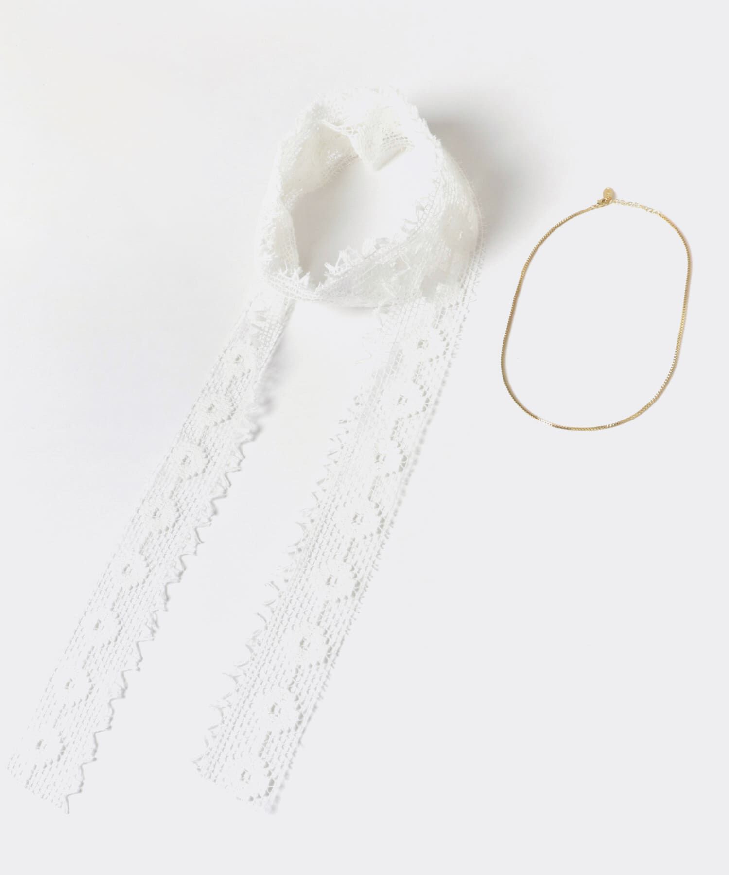 SMELLY「マルチレースセットネックレスB」|ネックレス|