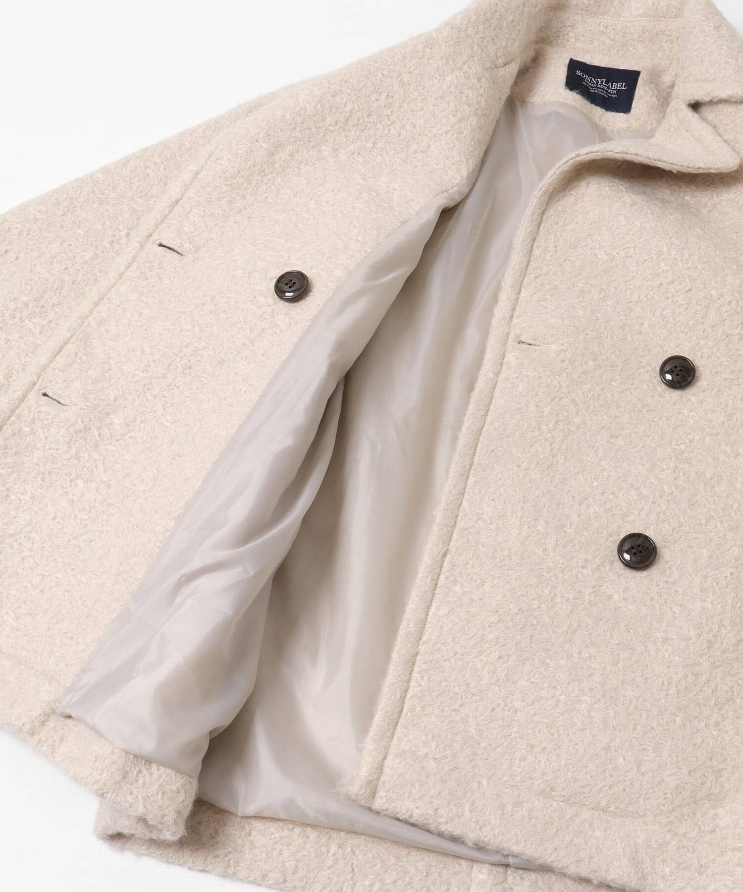 Sonny Label 「ウールライクカーリーシャギーコクーンコート」|ノーカラーコート|