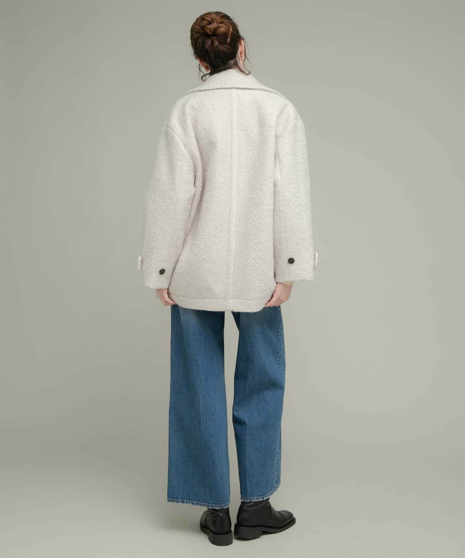 Sonny Label 「ウールライクカーリーシャギーコクーンコート」|ノーカラーコート|