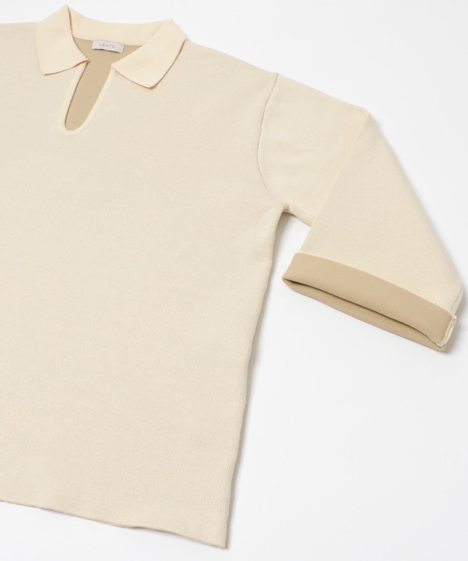 LAATO「sweat style polo knit」|ニット・セーター|