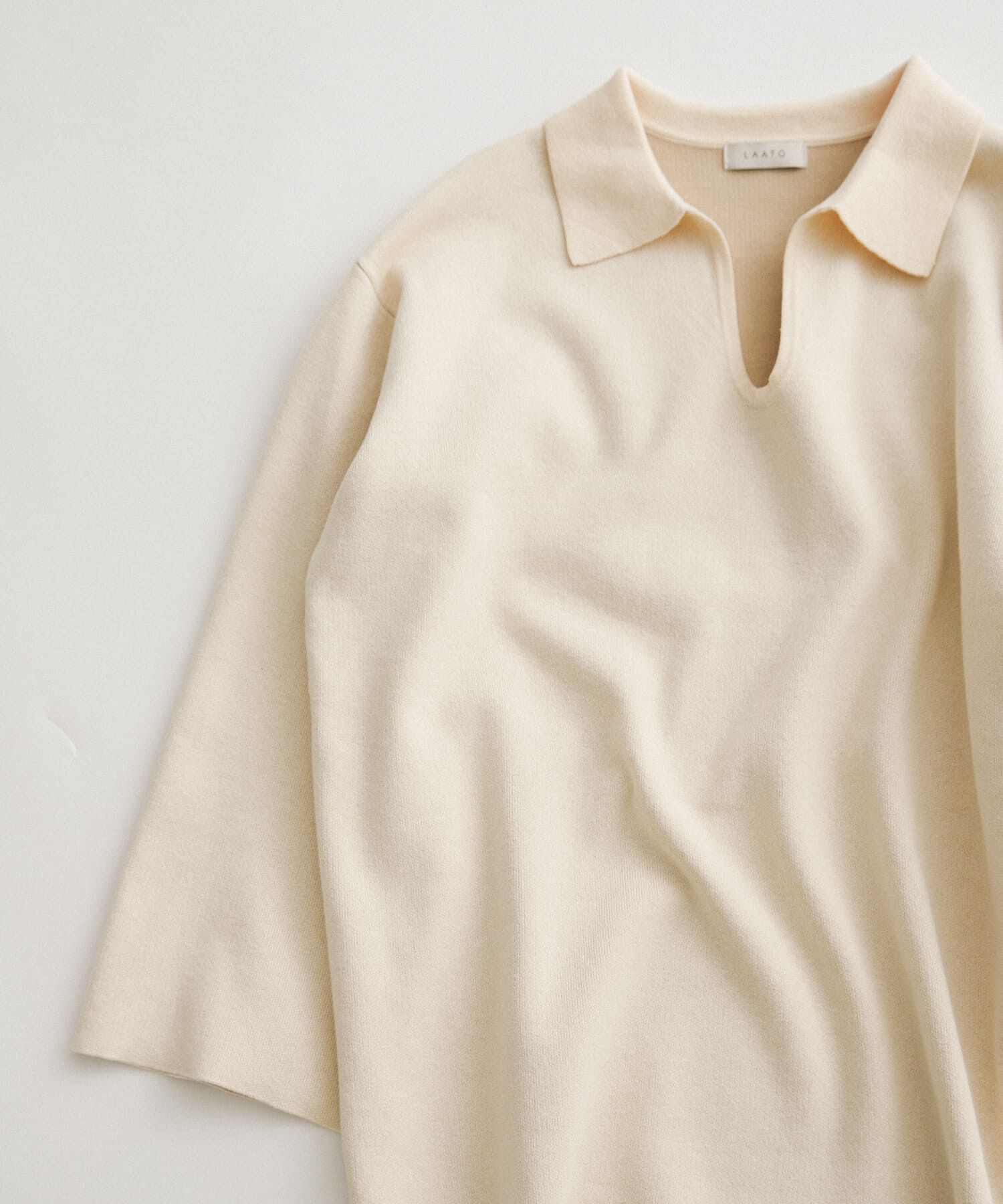 LAATO「sweat style polo knit」|ニット・セーター|