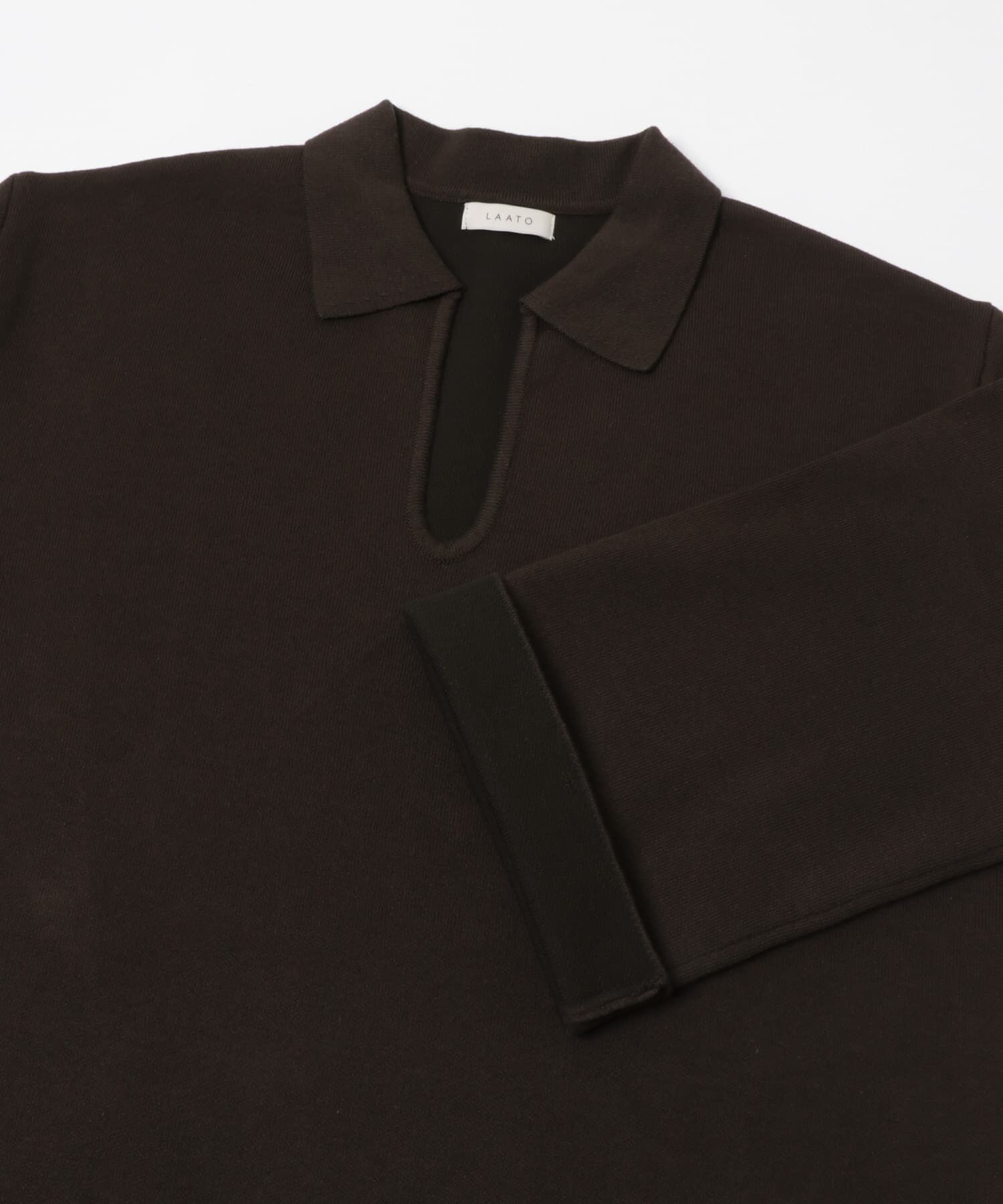 LAATO「sweat style polo knit」|ニット・セーター|