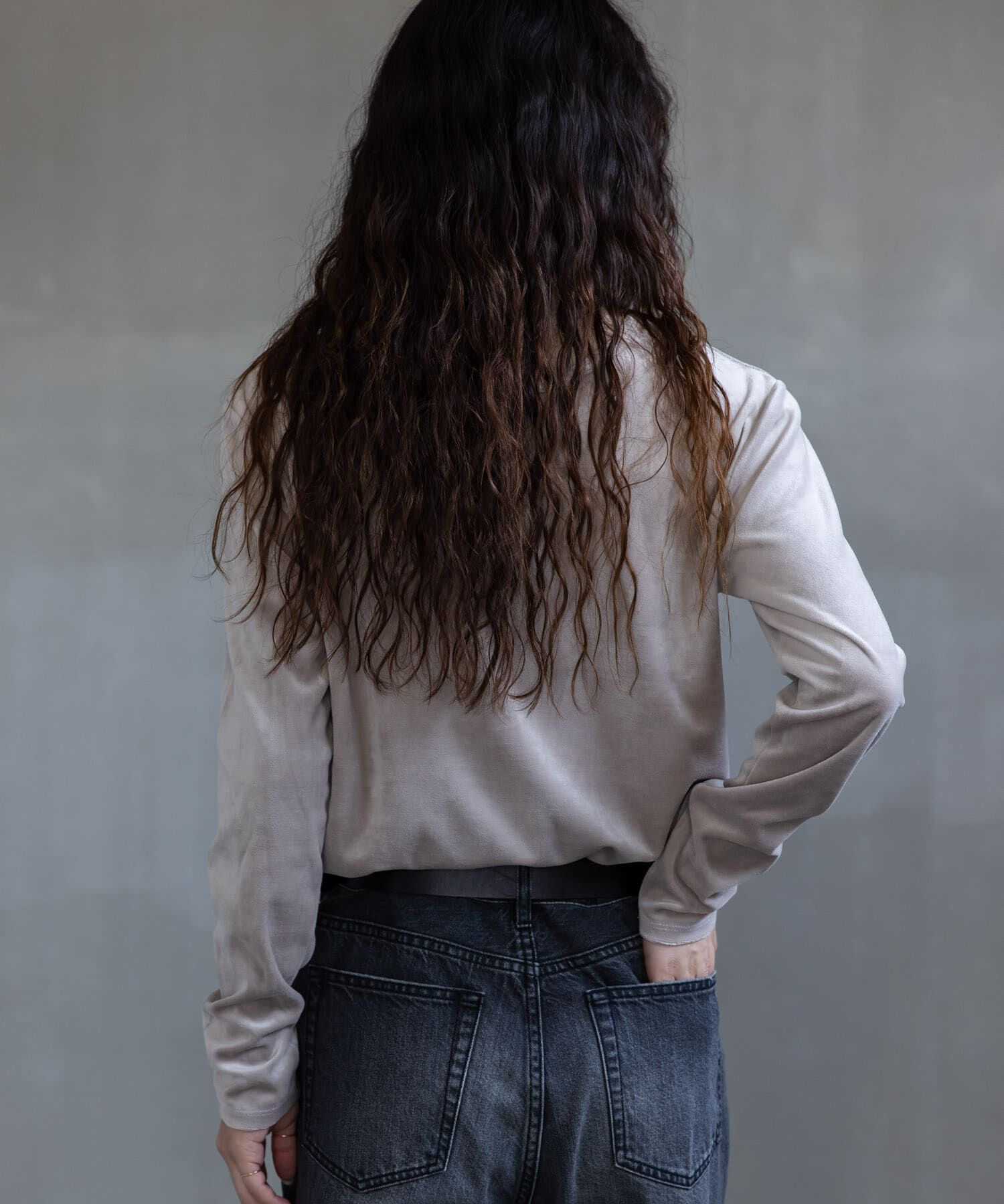 Sonny Label 「『UR TECH』ベロアヘンリーネックプルオーバー」|Tシャツ・カットソー|