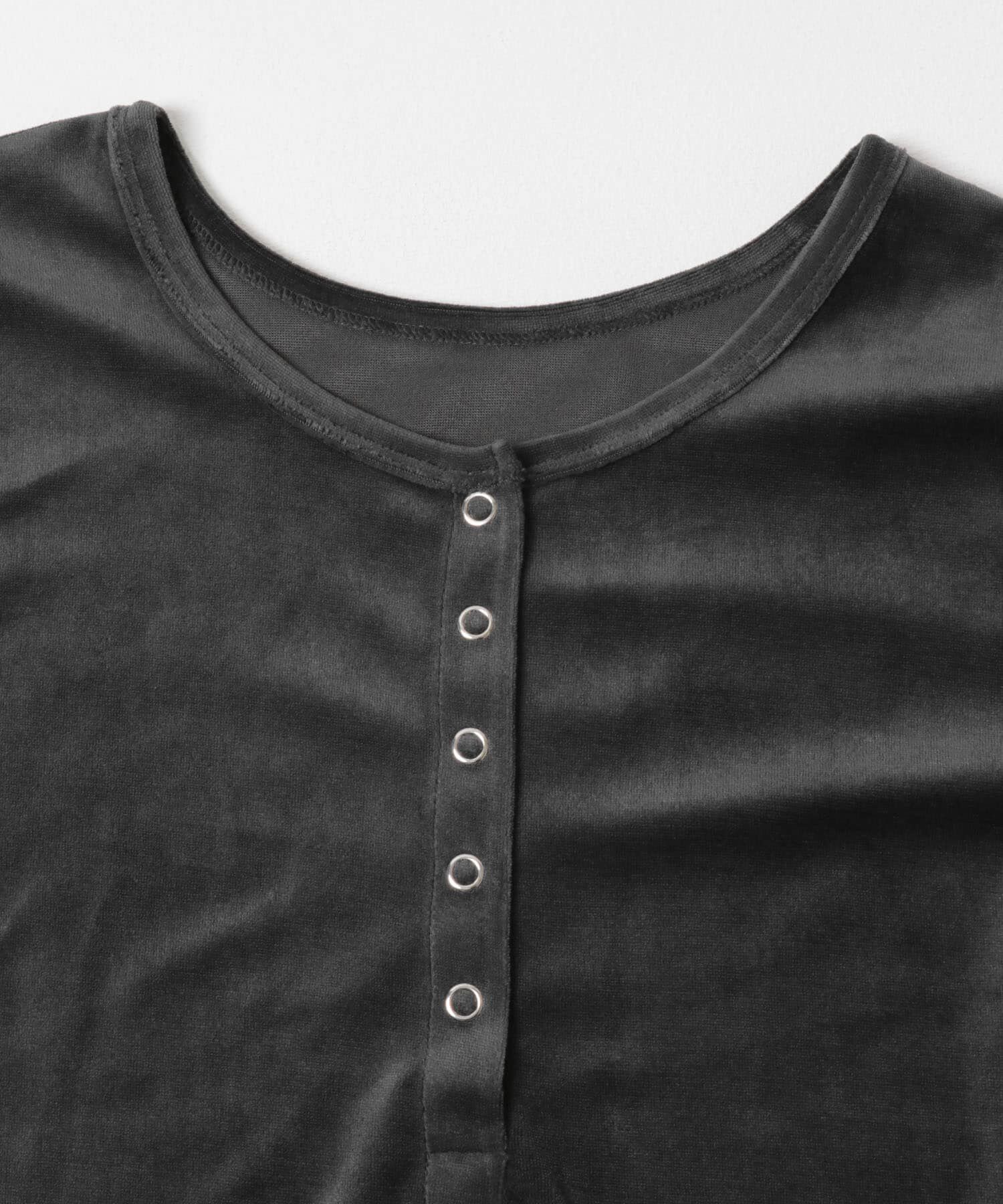 Sonny Label 「『UR TECH』ベロアヘンリーネックプルオーバー」|Tシャツ・カットソー|