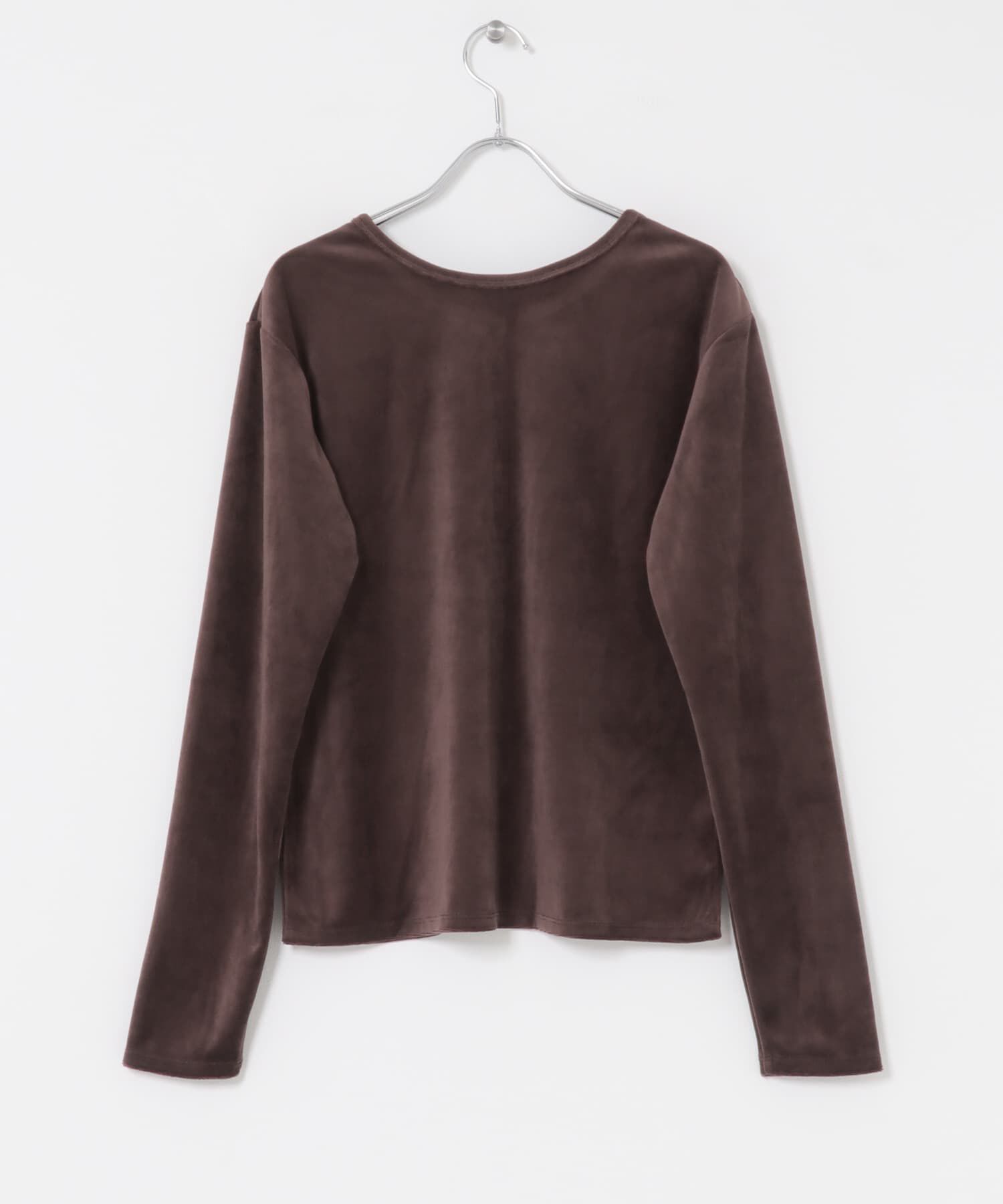 Sonny Label 「『UR TECH』ベロアヘンリーネックプルオーバー」|Tシャツ・カットソー|