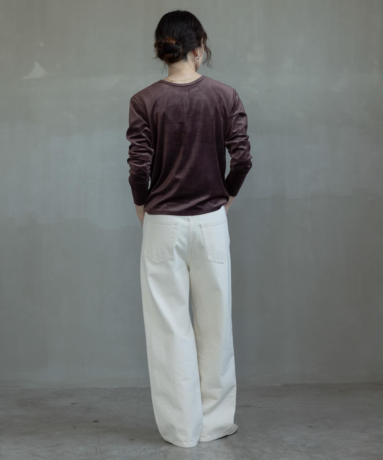 Sonny Label 「『UR TECH』ベロアヘンリーネックプルオーバー」|Tシャツ・カットソー|