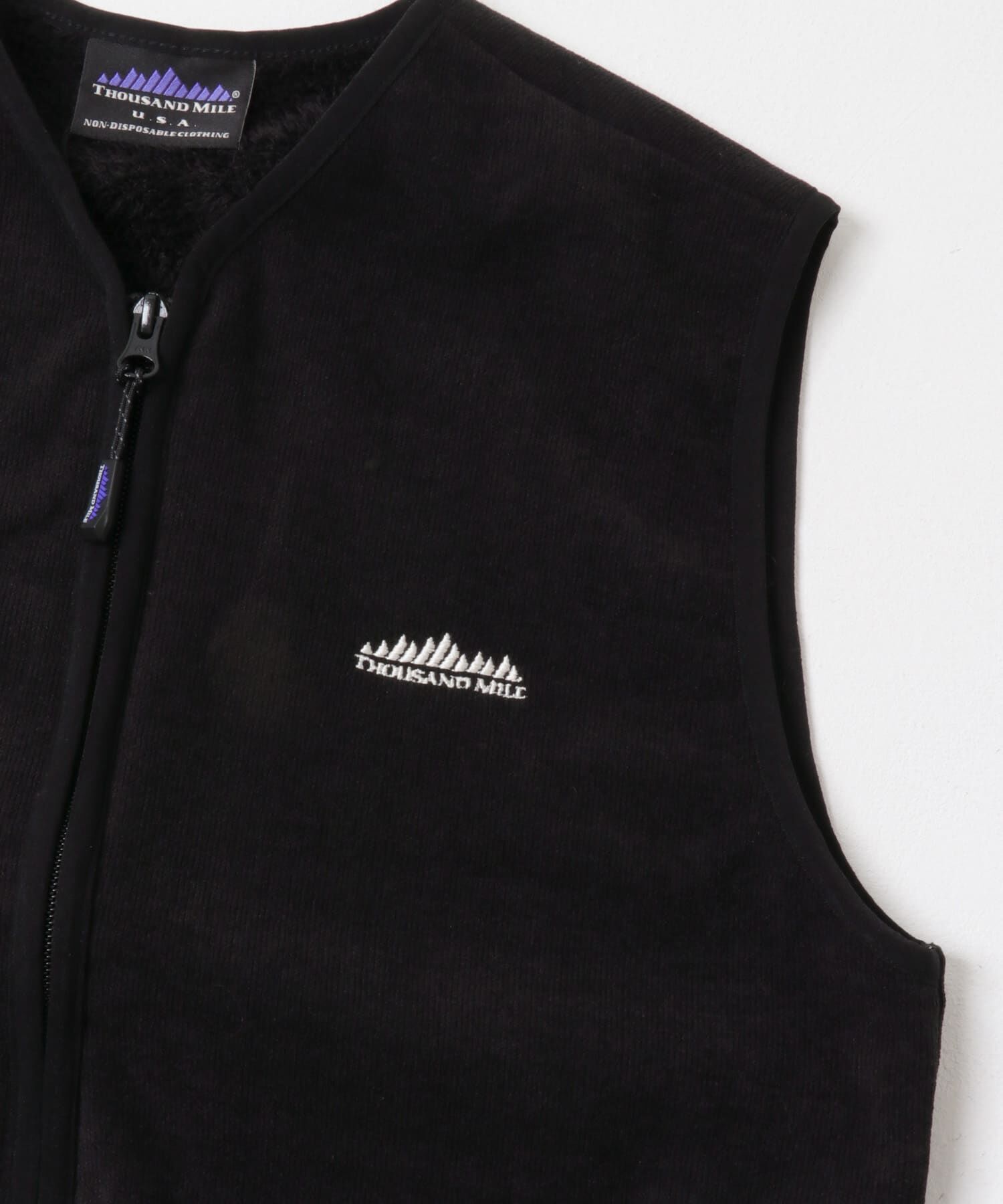 URBAN RESEARCH「『別注』THOUSAND MILE&times;URBAN RESEARCH　KNIT FREECE ZIP VEST」|ベスト・ジレ|