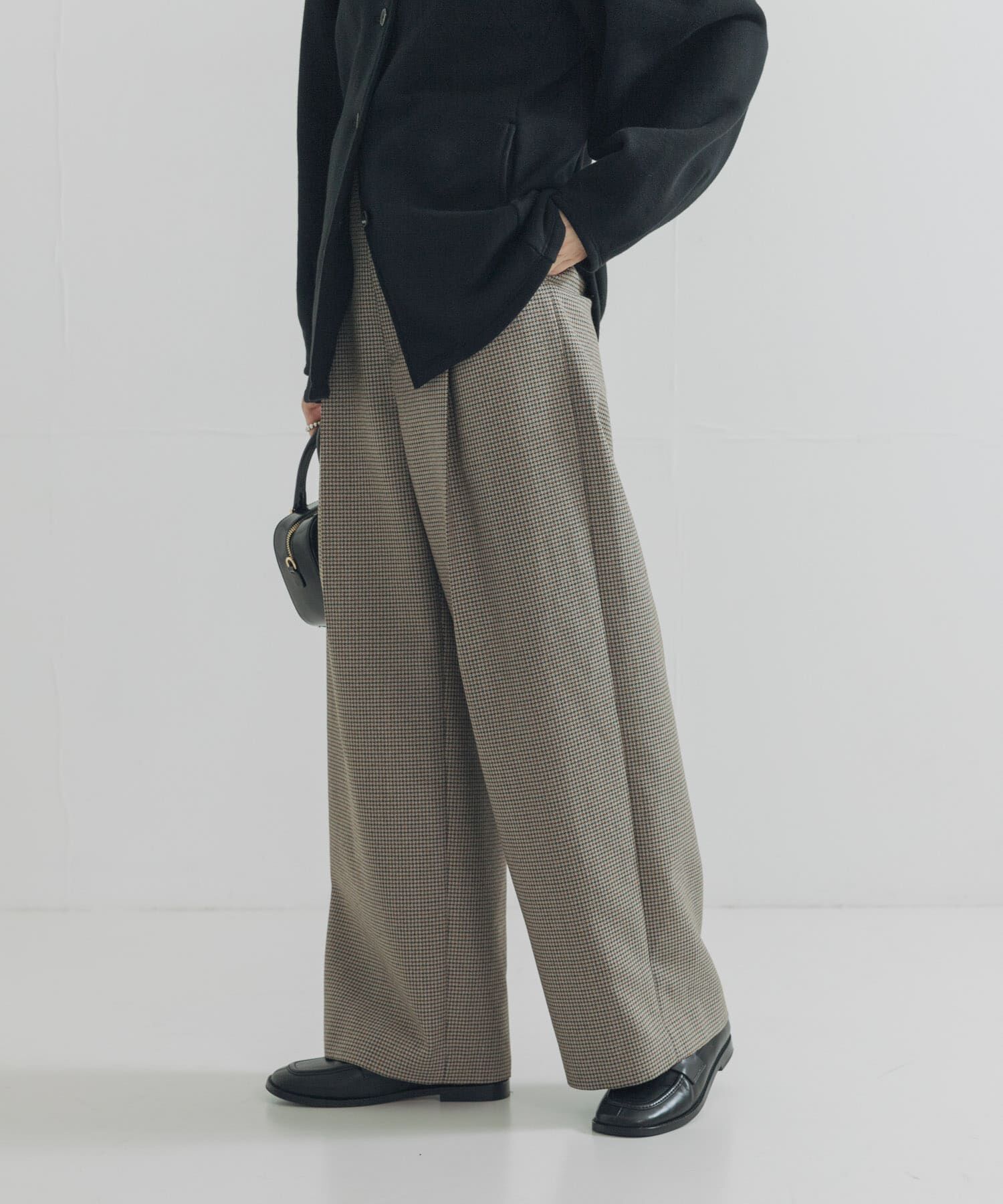 URBAN RESEARCH「ウールブレンドチェックワイドパンツ」|その他|
