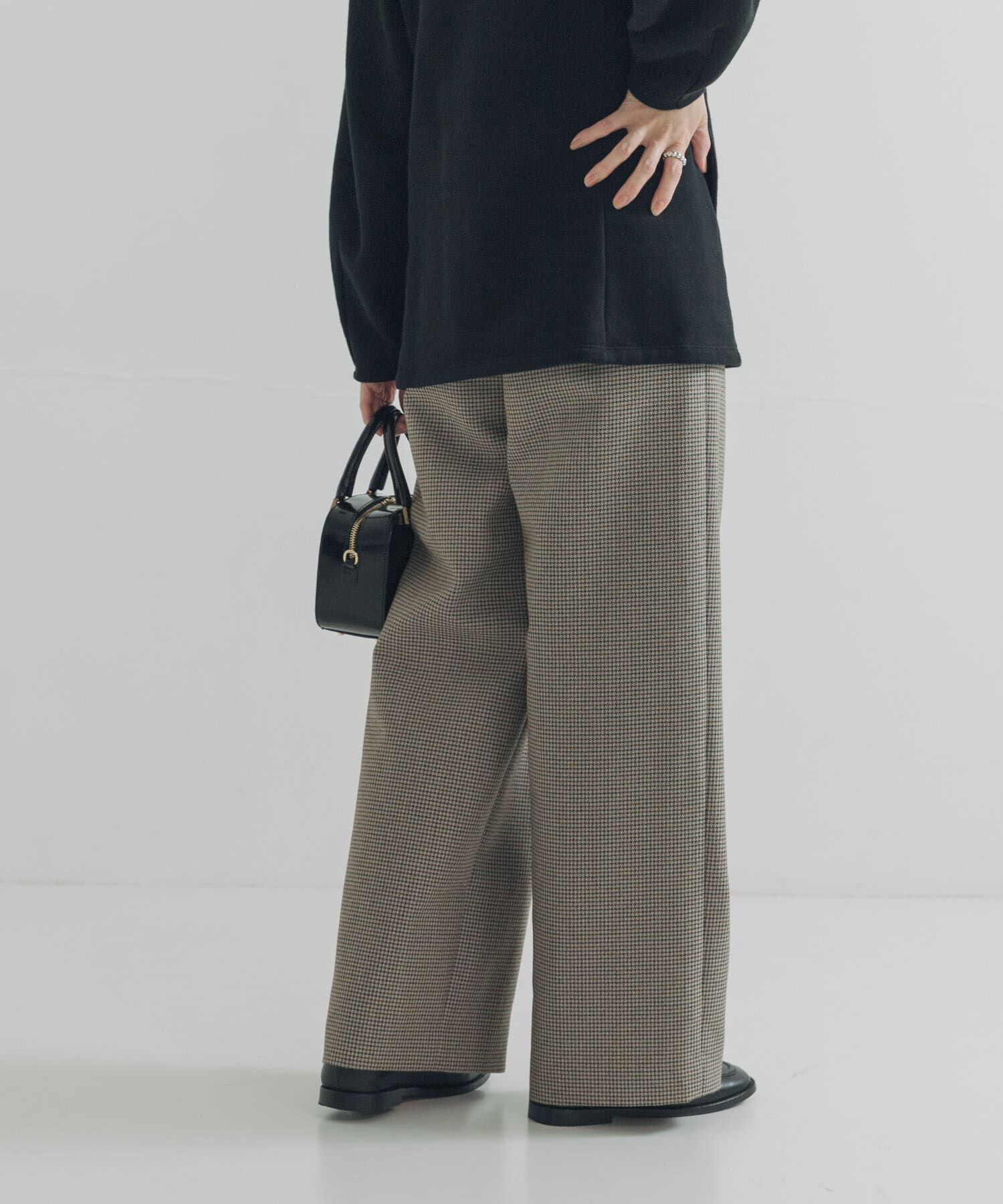 URBAN RESEARCH「ウールブレンドチェックワイドパンツ」|その他|