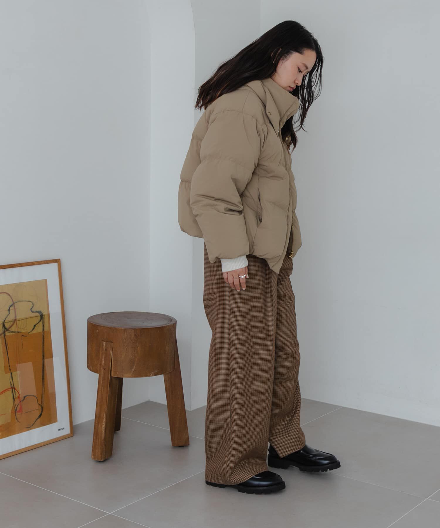 URBAN RESEARCH「ウールブレンドチェックワイドパンツ」|その他|