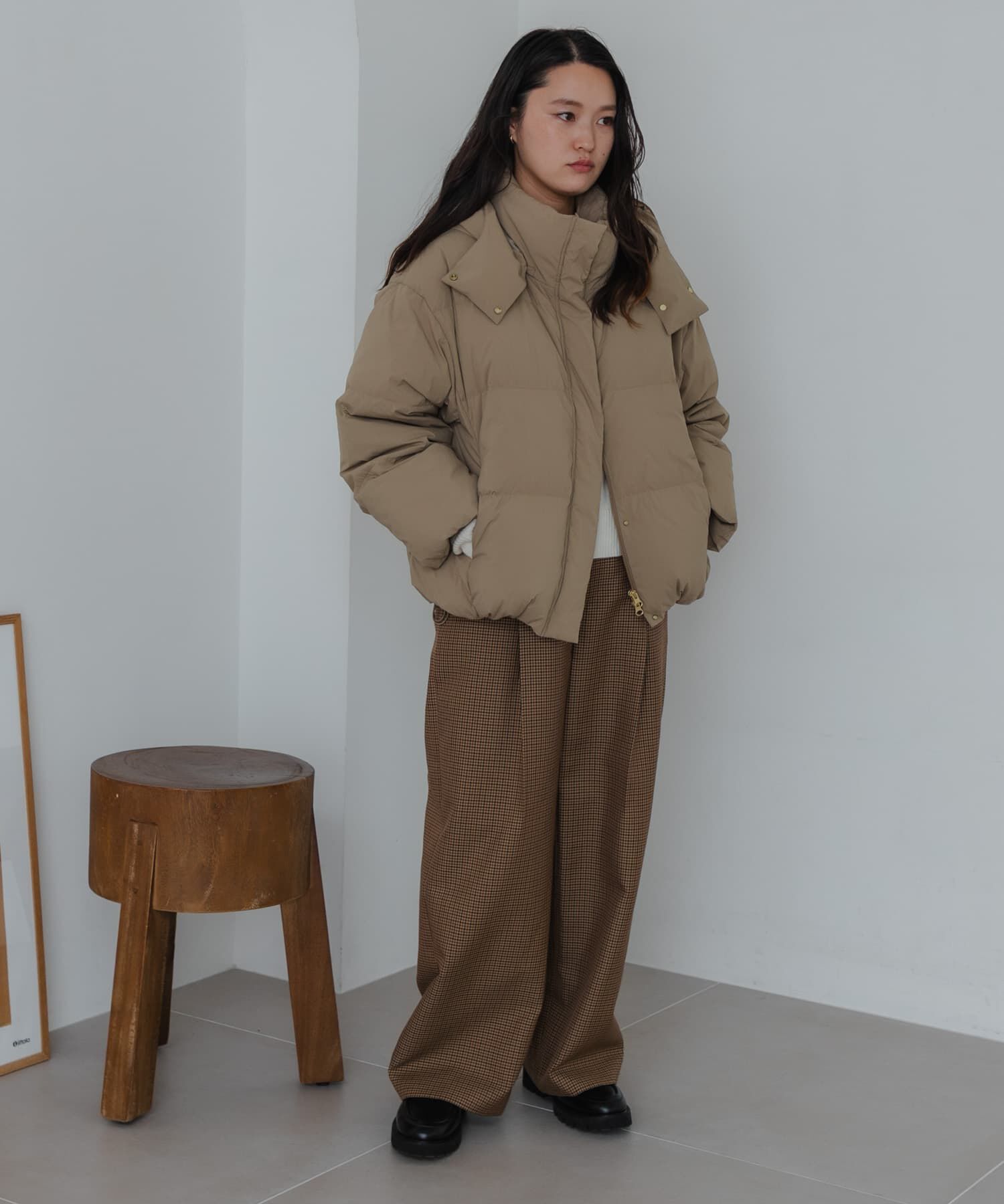 URBAN RESEARCH「ウールブレンドチェックワイドパンツ」|その他|