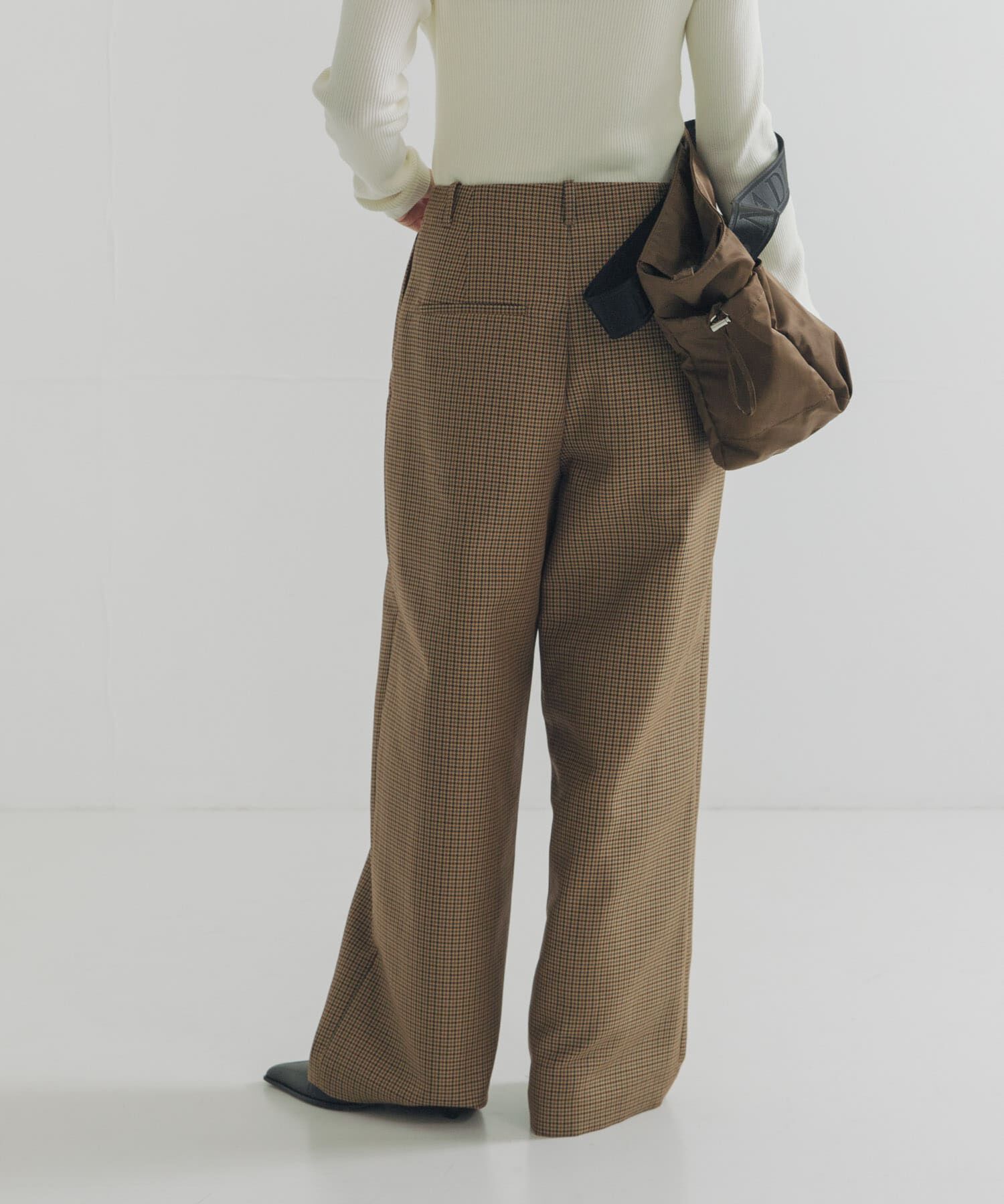 URBAN RESEARCH「ウールブレンドチェックワイドパンツ」|その他|