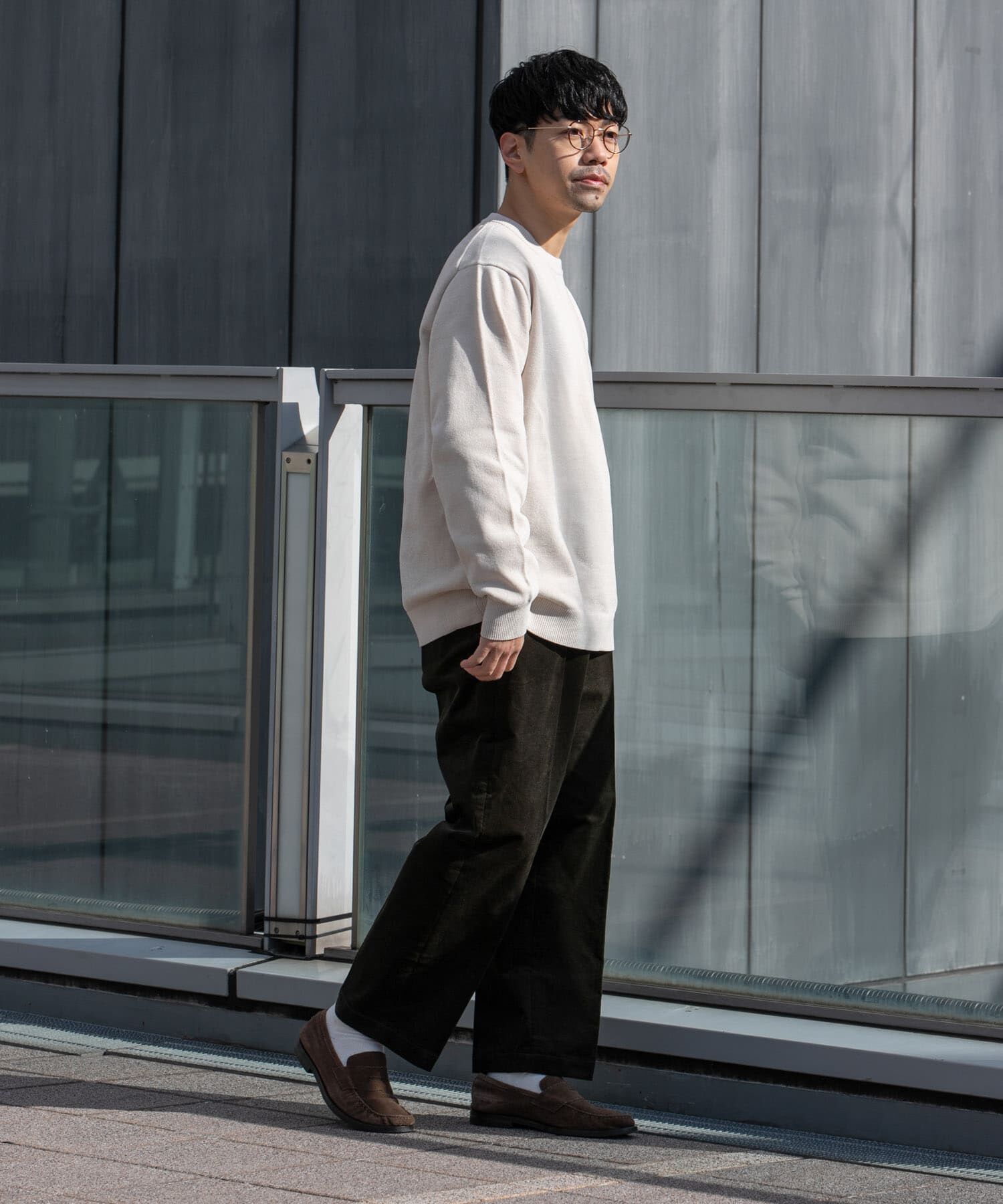 URBAN RESEARCH ROSSO「『XLサイズあり』モールクルーネックニット」|ニット・セーター|