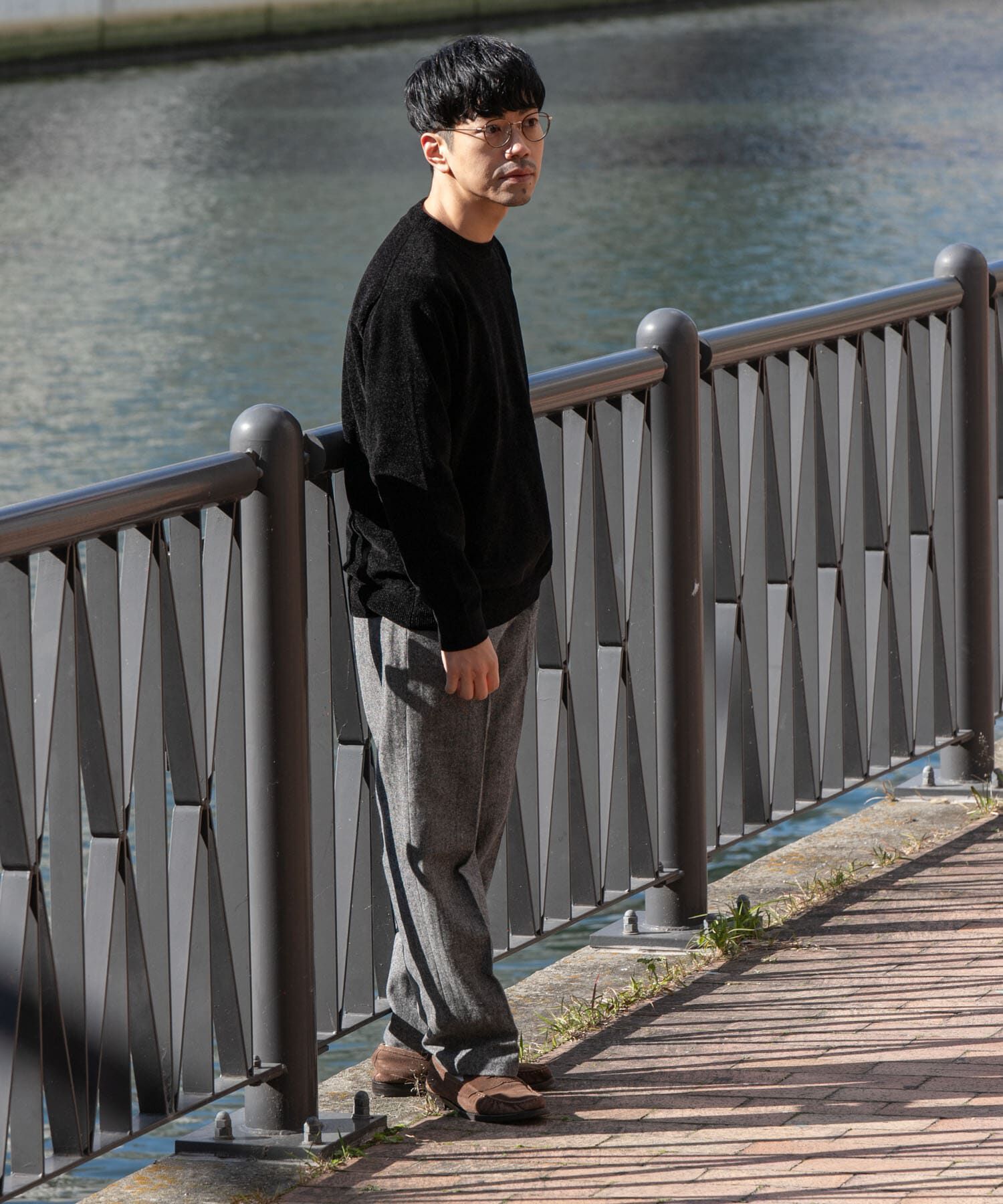 URBAN RESEARCH ROSSO「『XLサイズあり』モールクルーネックニット」|ニット・セーター|