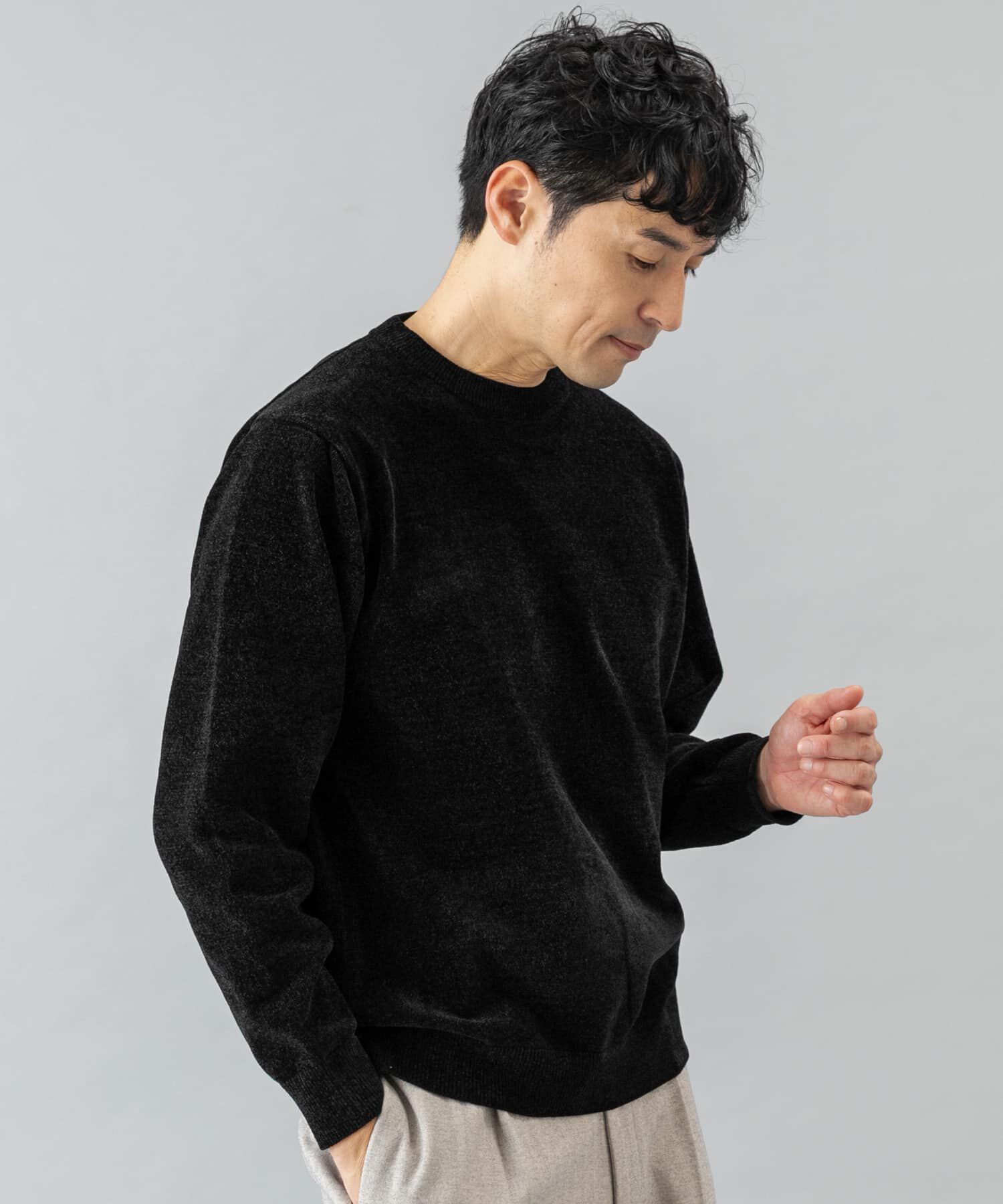 URBAN RESEARCH ROSSO「『XLサイズあり』モールクルーネックニット」|ニット・セーター|