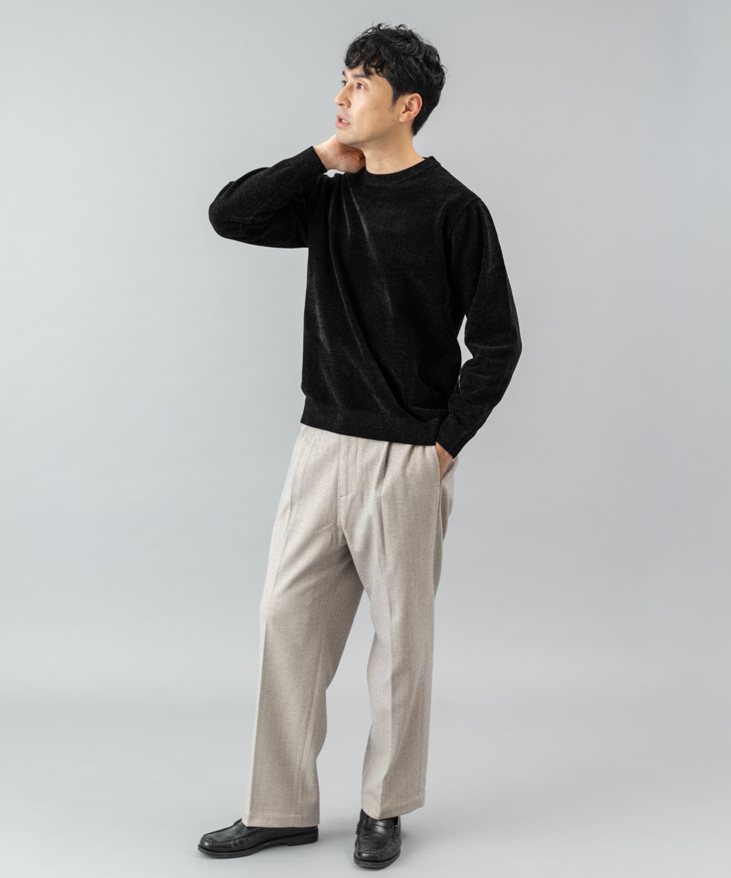 URBAN RESEARCH ROSSO「『XLサイズあり』モールクルーネックニット」|ニット・セーター|