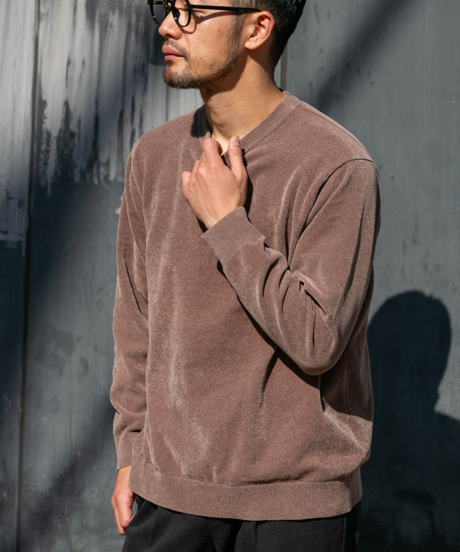 URBAN RESEARCH ROSSO「『XLサイズあり』モールクルーネックニット」|ニット・セーター|