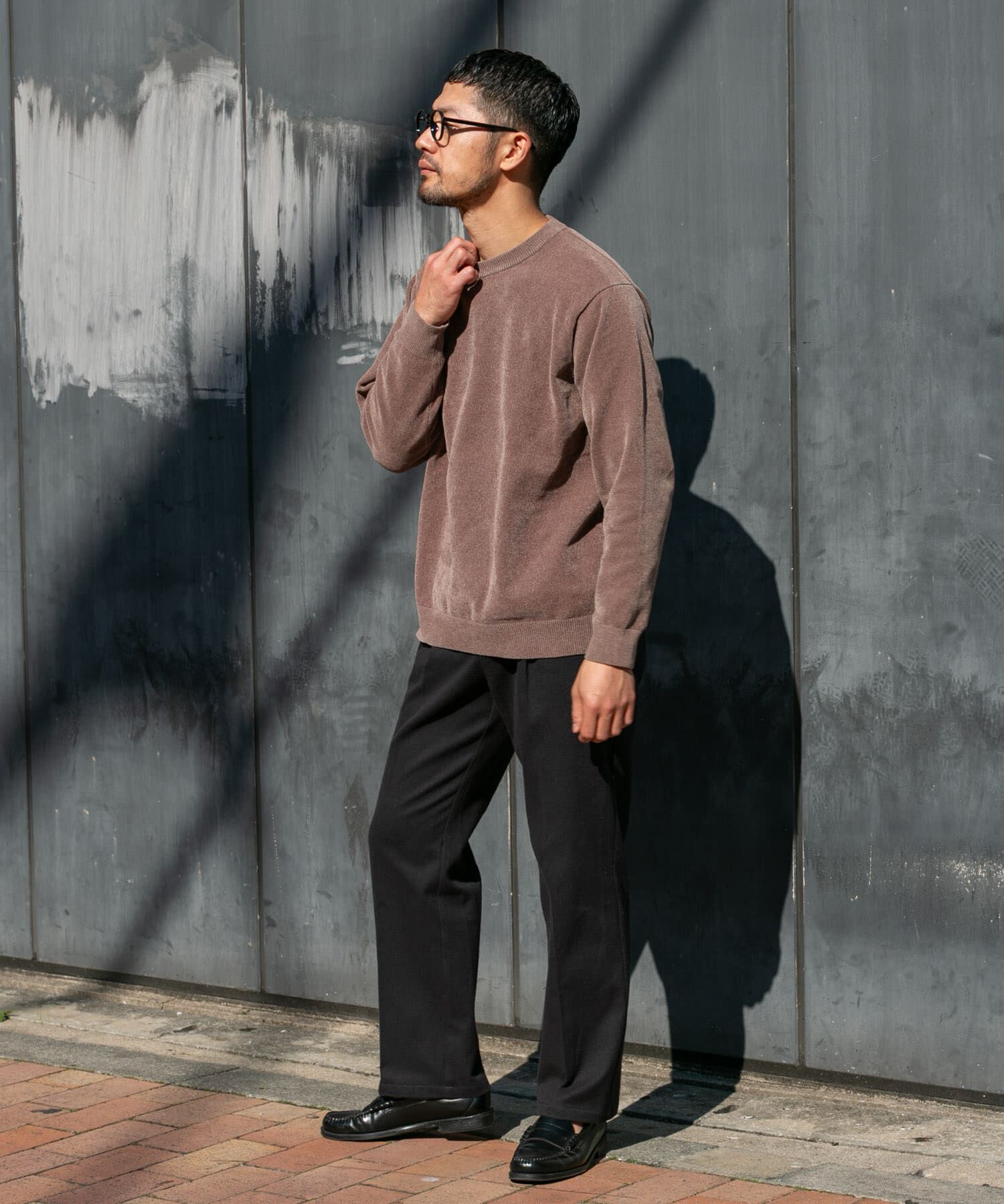 URBAN RESEARCH ROSSO「『XLサイズあり』モールクルーネックニット」|ニット・セーター|