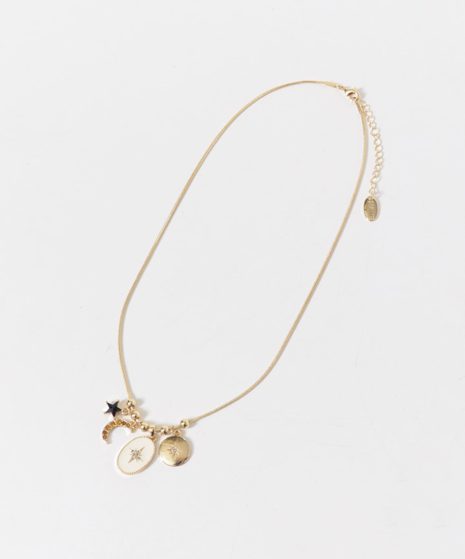 SMELLY「スパークルマルチチャームネックレス」|ネックレス|