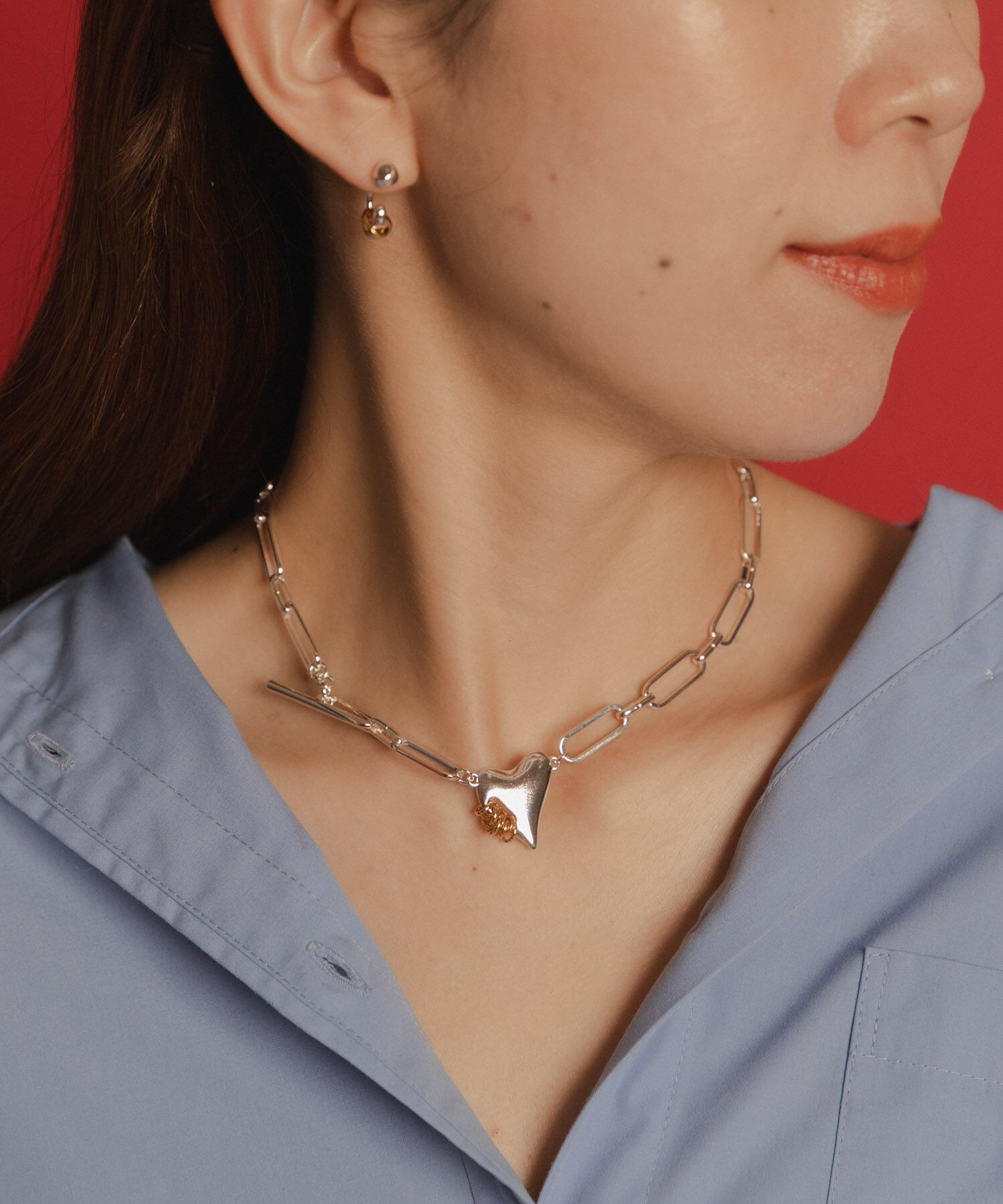 Sonny Label 「LAPUIS　Coil Heart　チョーカー」|ネックレス|ゴールド系その他