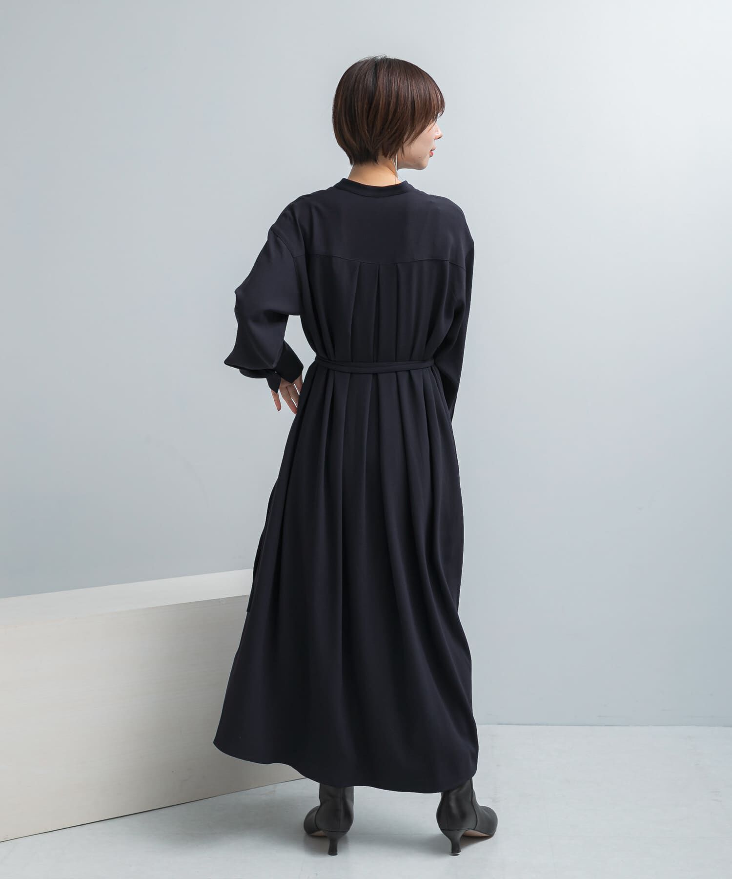 URBAN RESEARCH ROSSO「トリアセテート混Vネックワンピース」|ワンピース|