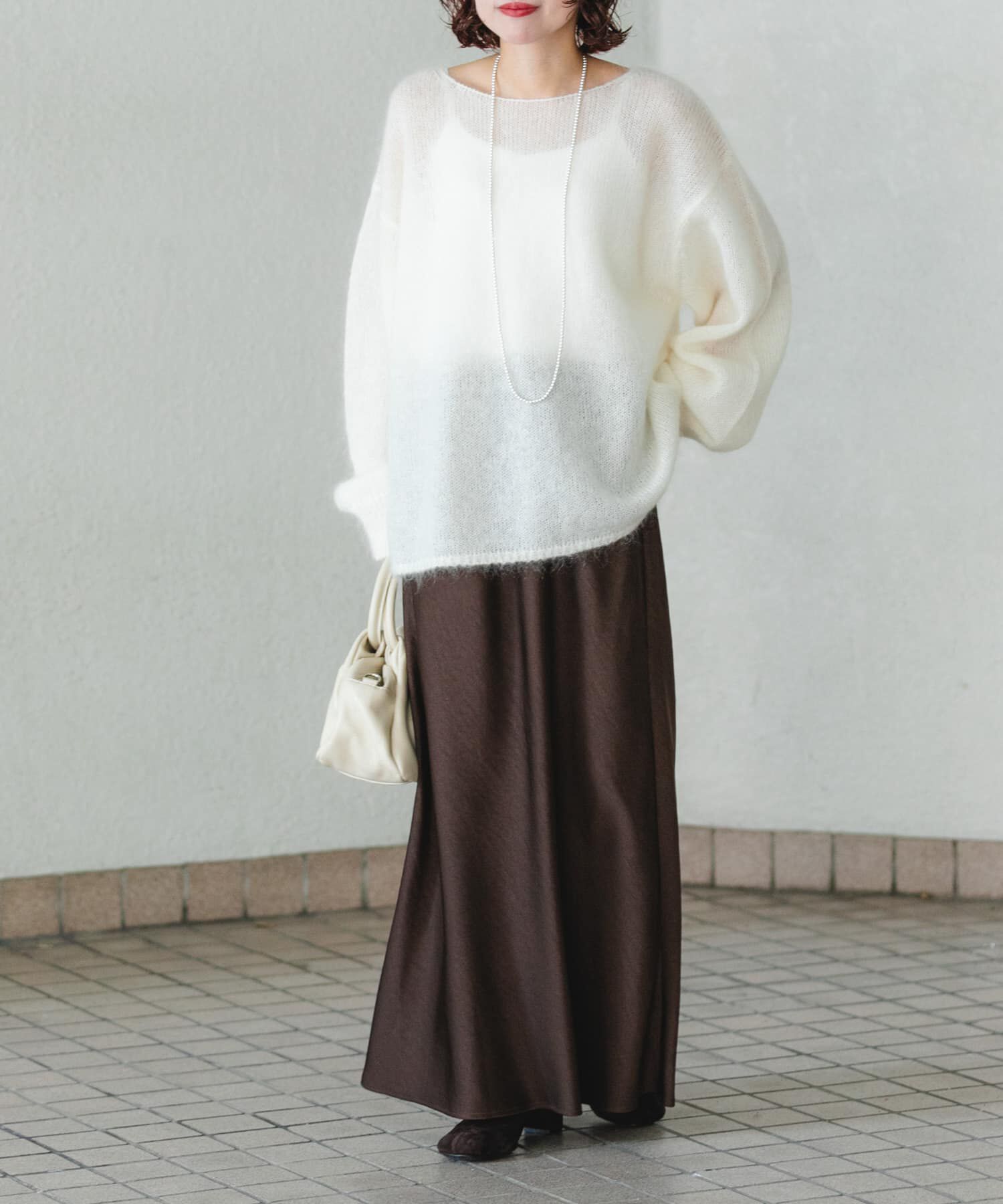 URBAN RESEARCH「サテンバイアススカート」|スカート|