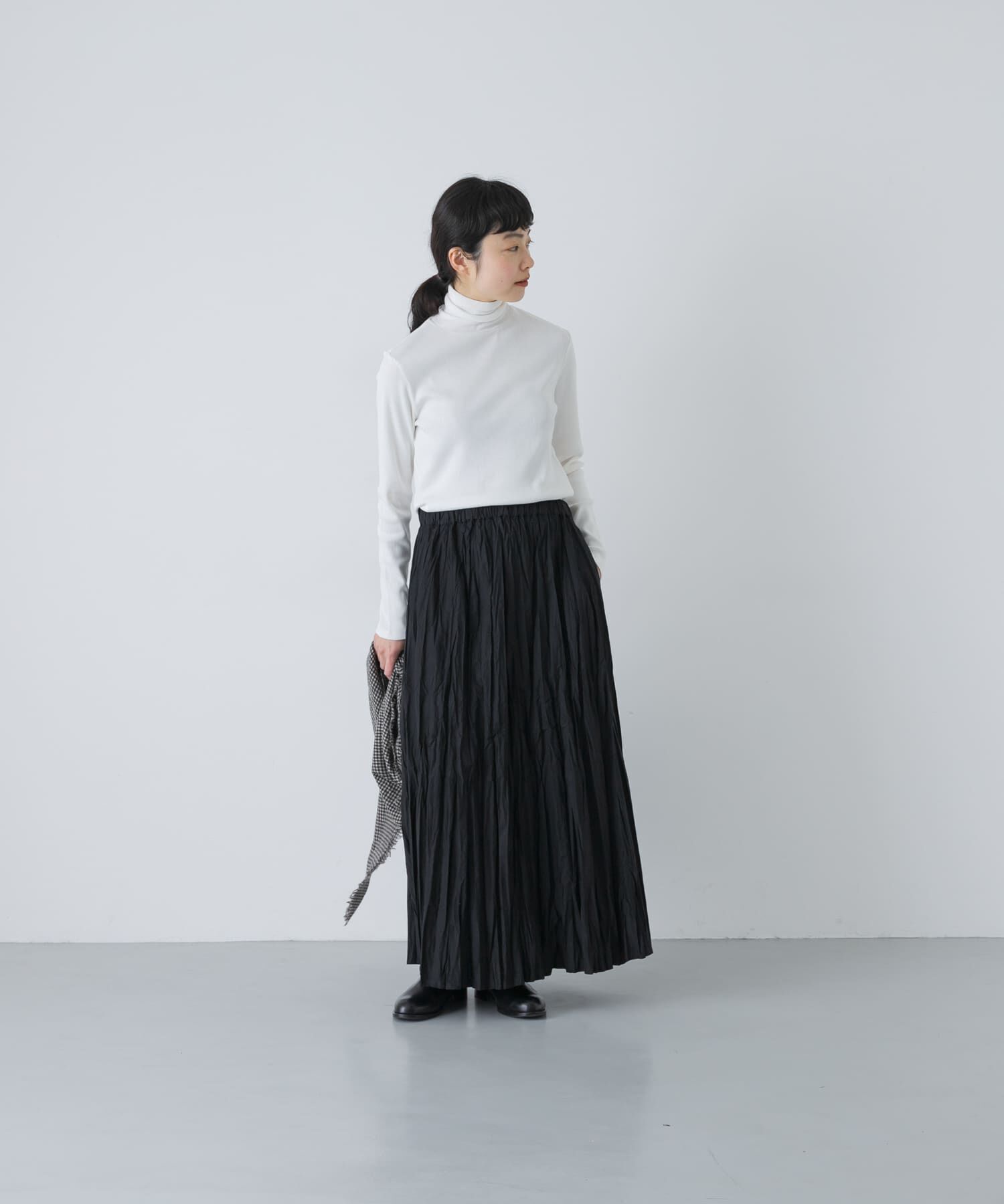 かぐれ「コットンウールテレコタートルカットソー」|Tシャツ・カットソー|