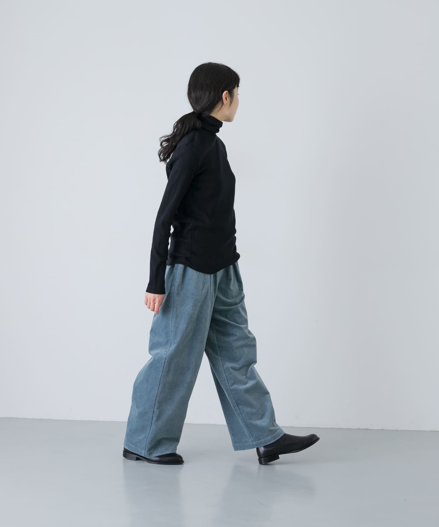 かぐれ「コットンウールテレコタートルカットソー」|Tシャツ・カットソー|