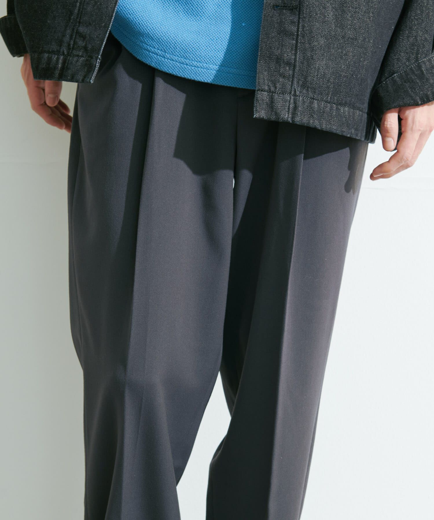 URBAN RESEARCH DOORS「『UR TECH』完声2タックワイドトラウザー」|その他|