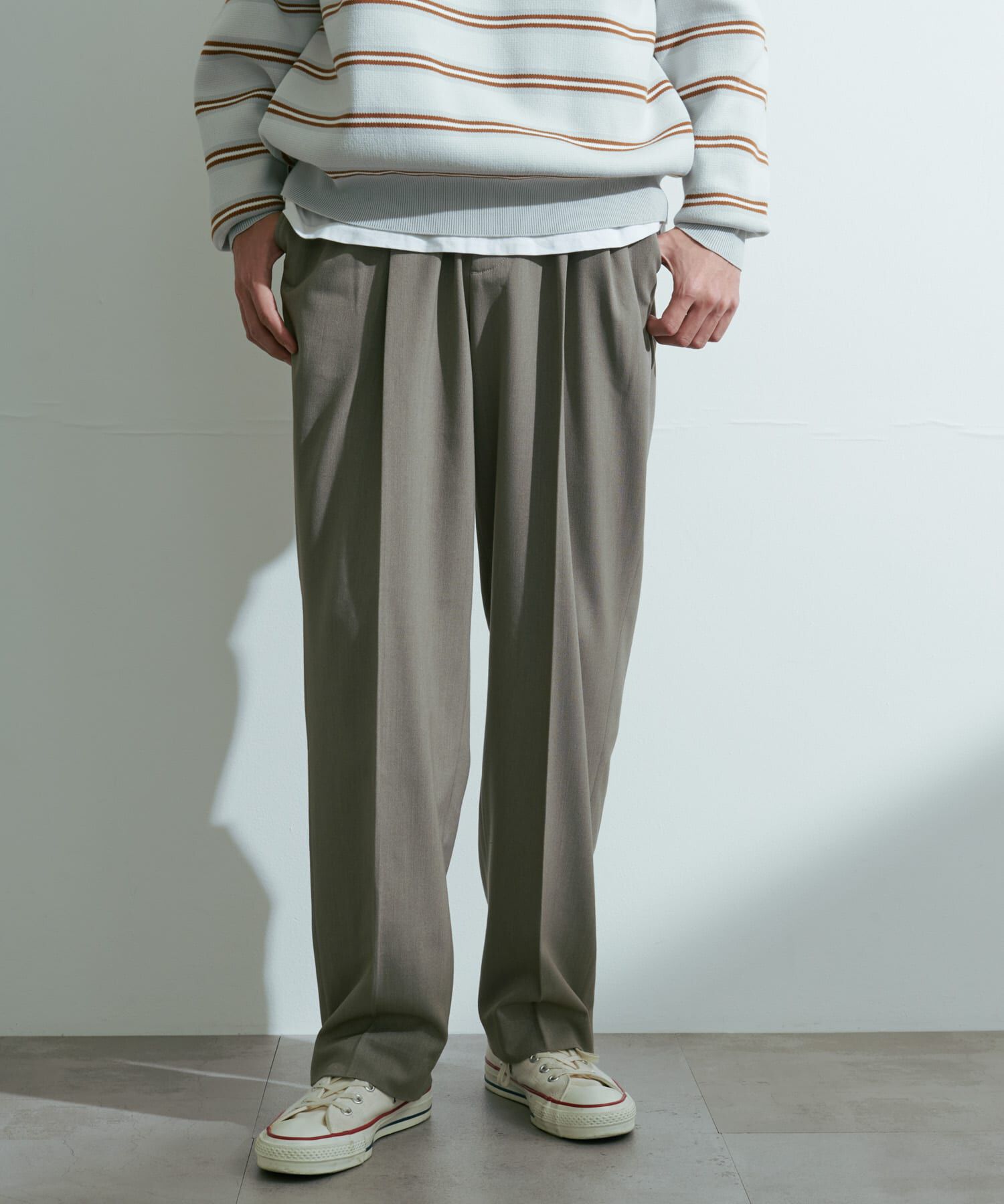 URBAN RESEARCH DOORS「『UR TECH』完声2タックワイドトラウザー」|その他|