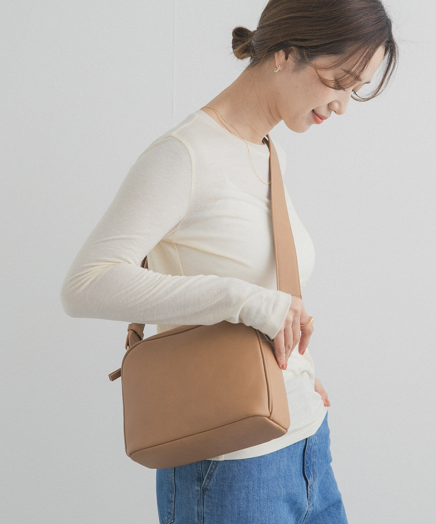 URBAN RESEARCH DOORS「リネン混シアーロングスリーブTシャツ」|Tシャツ・カットソー|