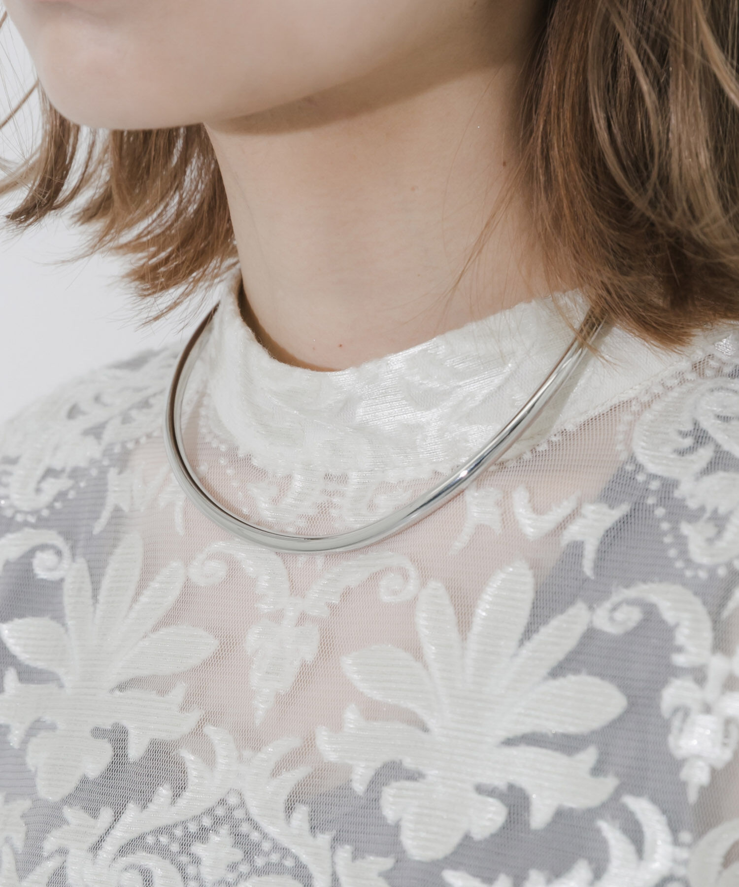 SMELLY「メタルネックカフ」|ネックレス|