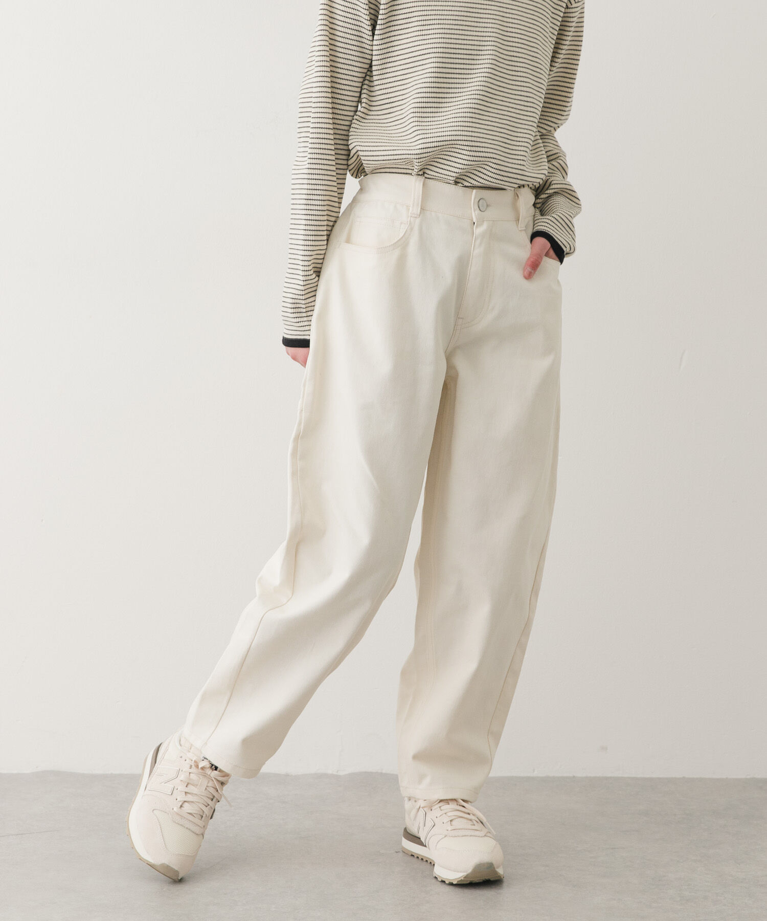 URBAN RESEARCH DOORS「『150サイズ』バレルパンツ(KIDS)」|その他|アイボリー