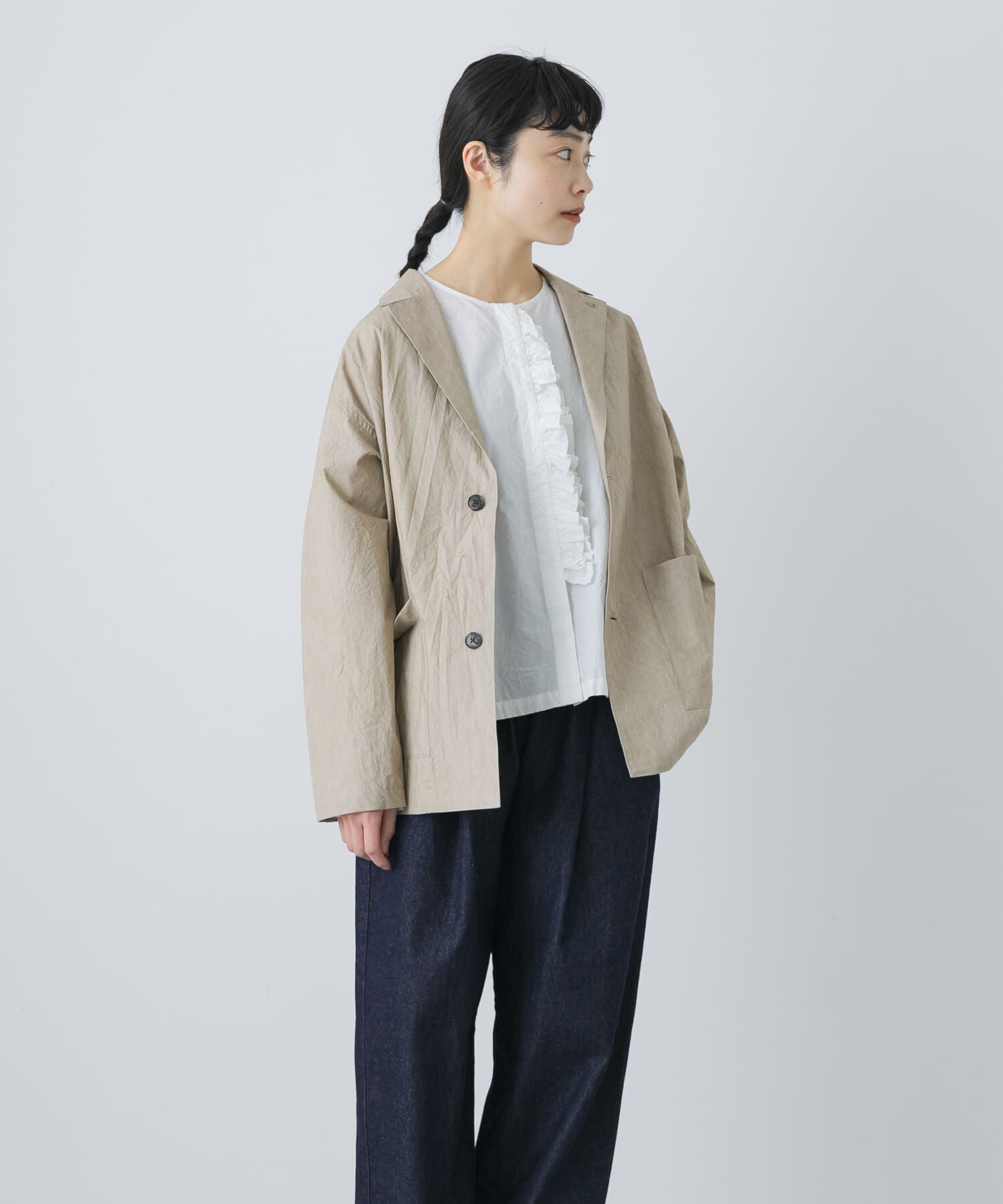 かぐれ「『ユニセックス』コットンテーラードジャケット」|その他|