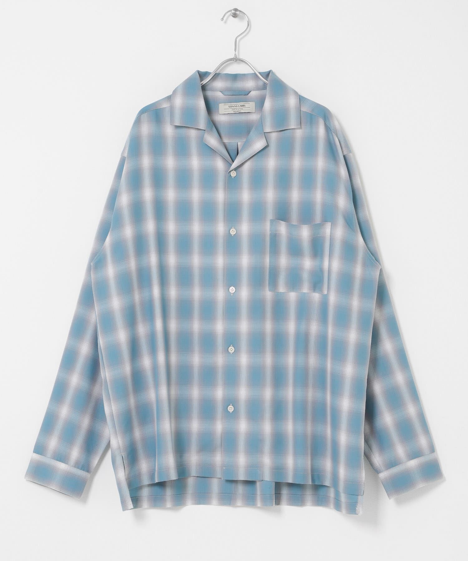 Sonny Label 「オンブレチェックロングスリーブシャツ」|シャツ・ブラウス|