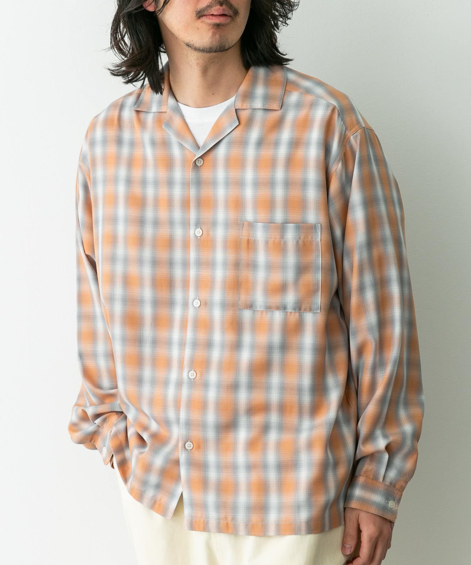 Sonny Label 「オンブレチェックロングスリーブシャツ」|シャツ・ブラウス|