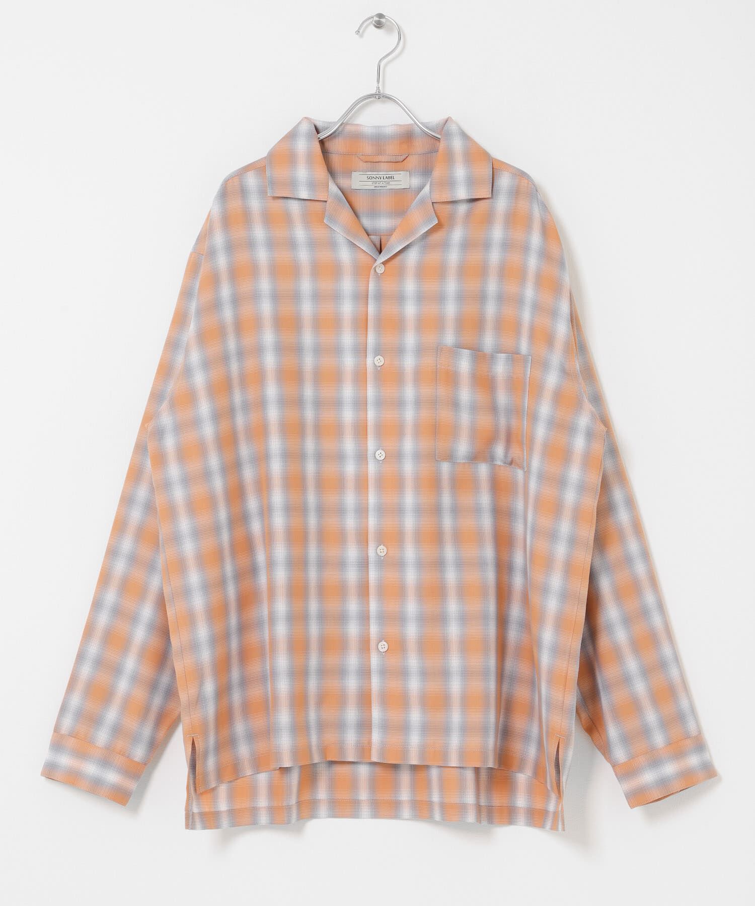 Sonny Label 「オンブレチェックロングスリーブシャツ」|シャツ・ブラウス|