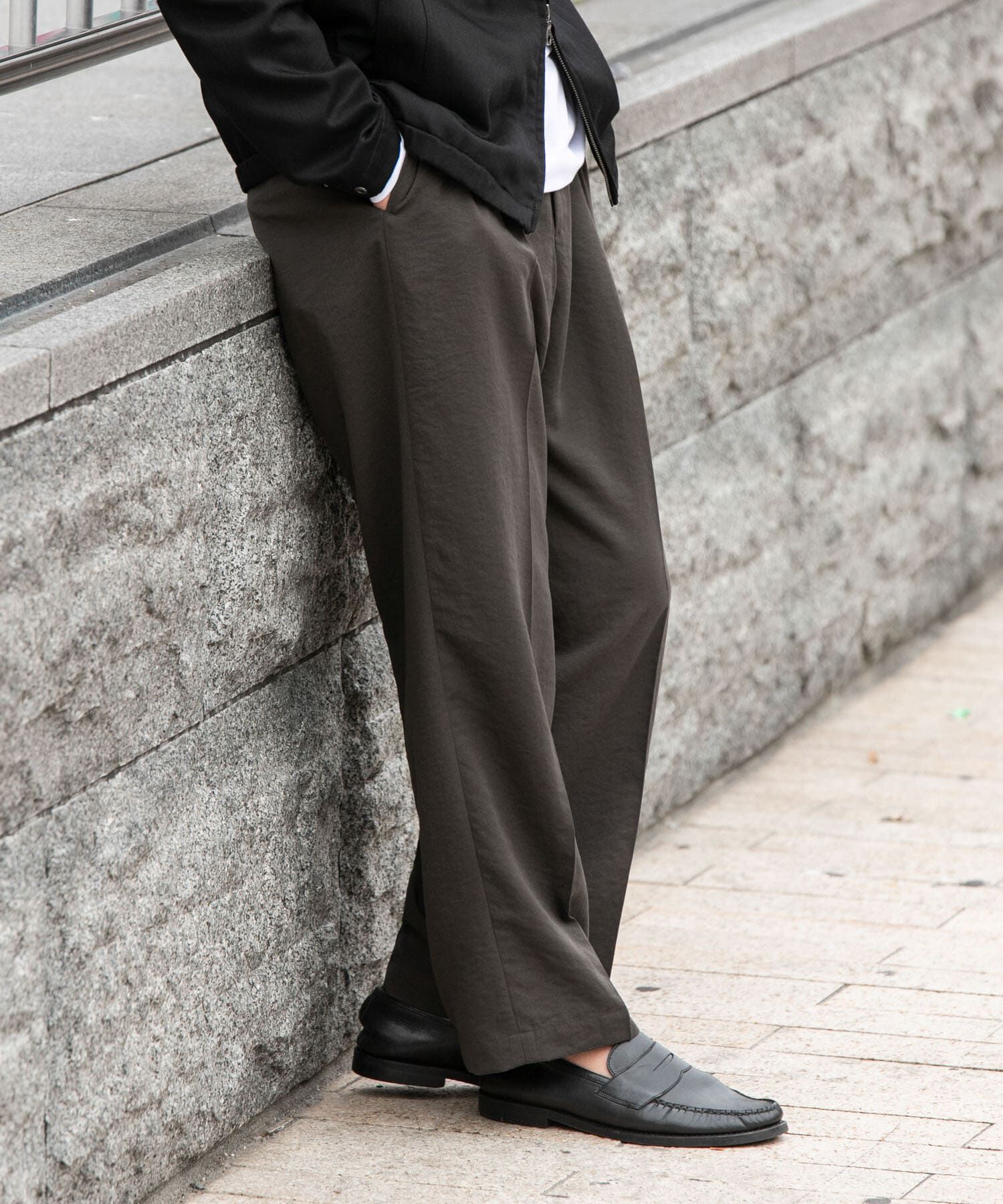 URBAN RESEARCH ROSSO「『セットアップ対応』ドライイージーワイドスラックス」|その他|