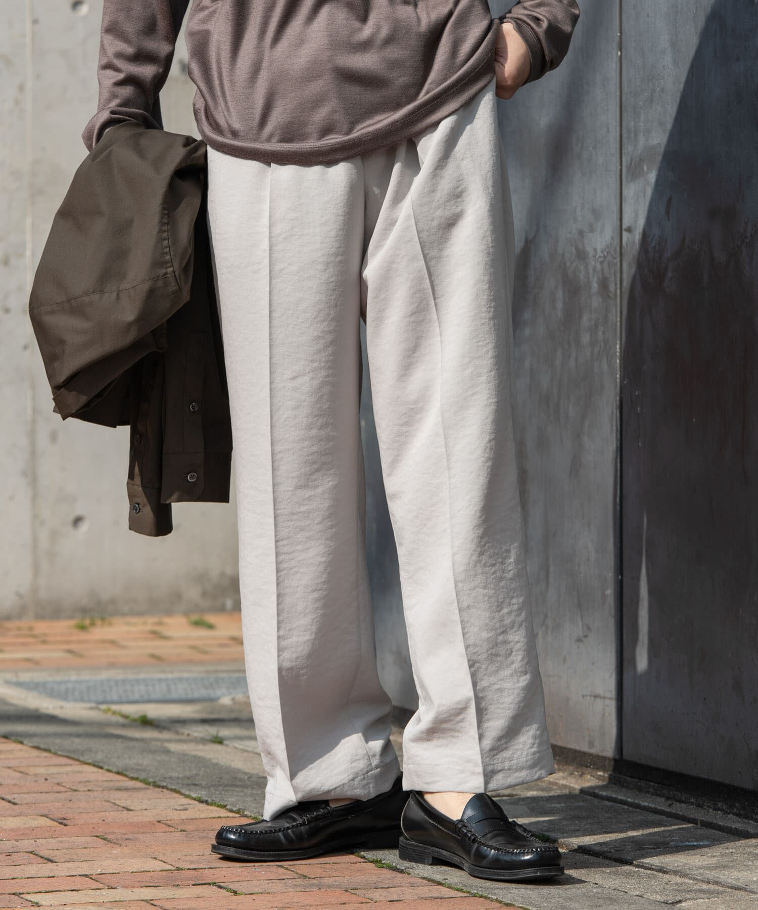 URBAN RESEARCH ROSSO「『セットアップ対応』ドライイージーワイドスラックス」|その他|