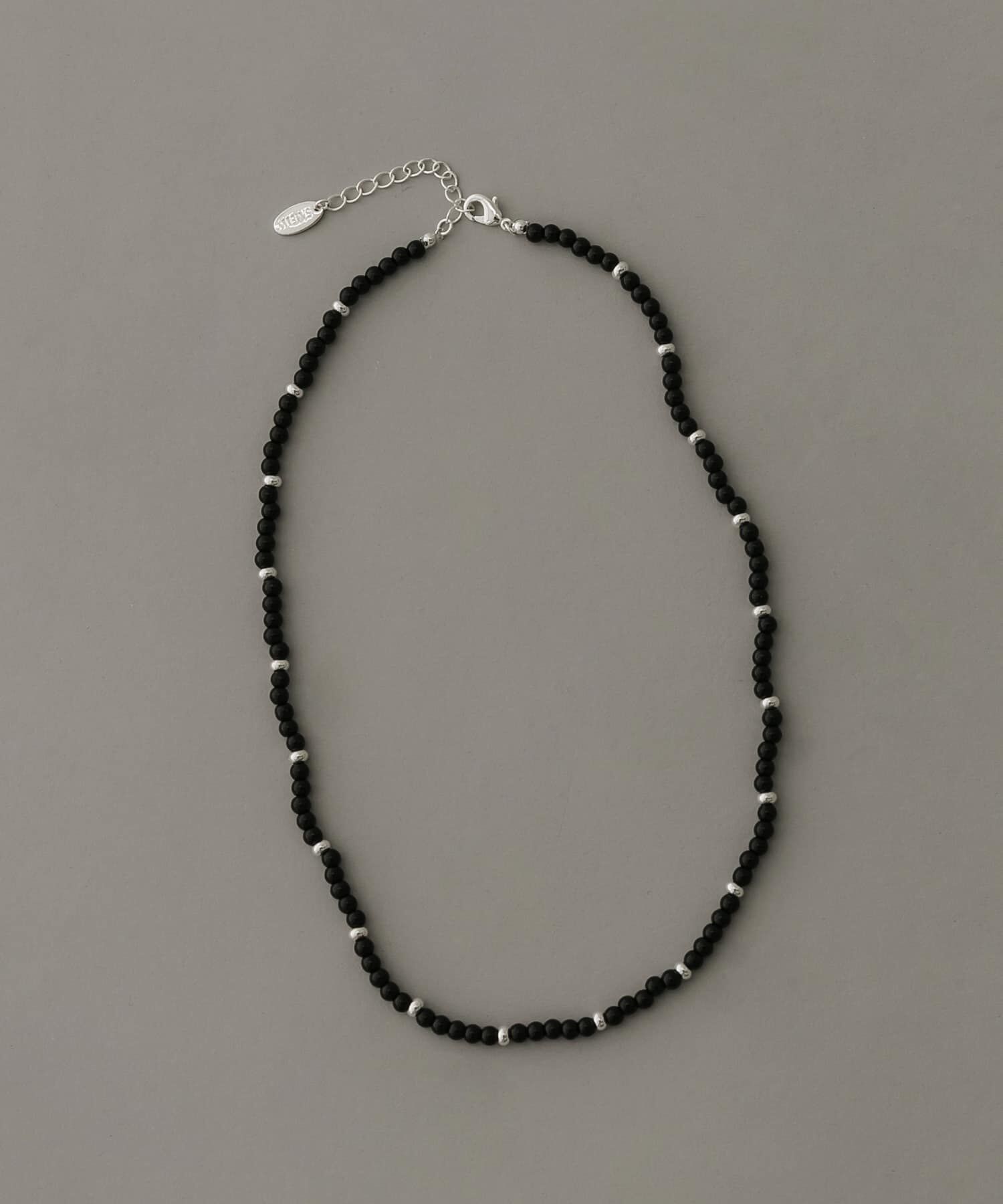 SMELLY「ブラックビーズネックレス」|ネックレス|ブラック系その他