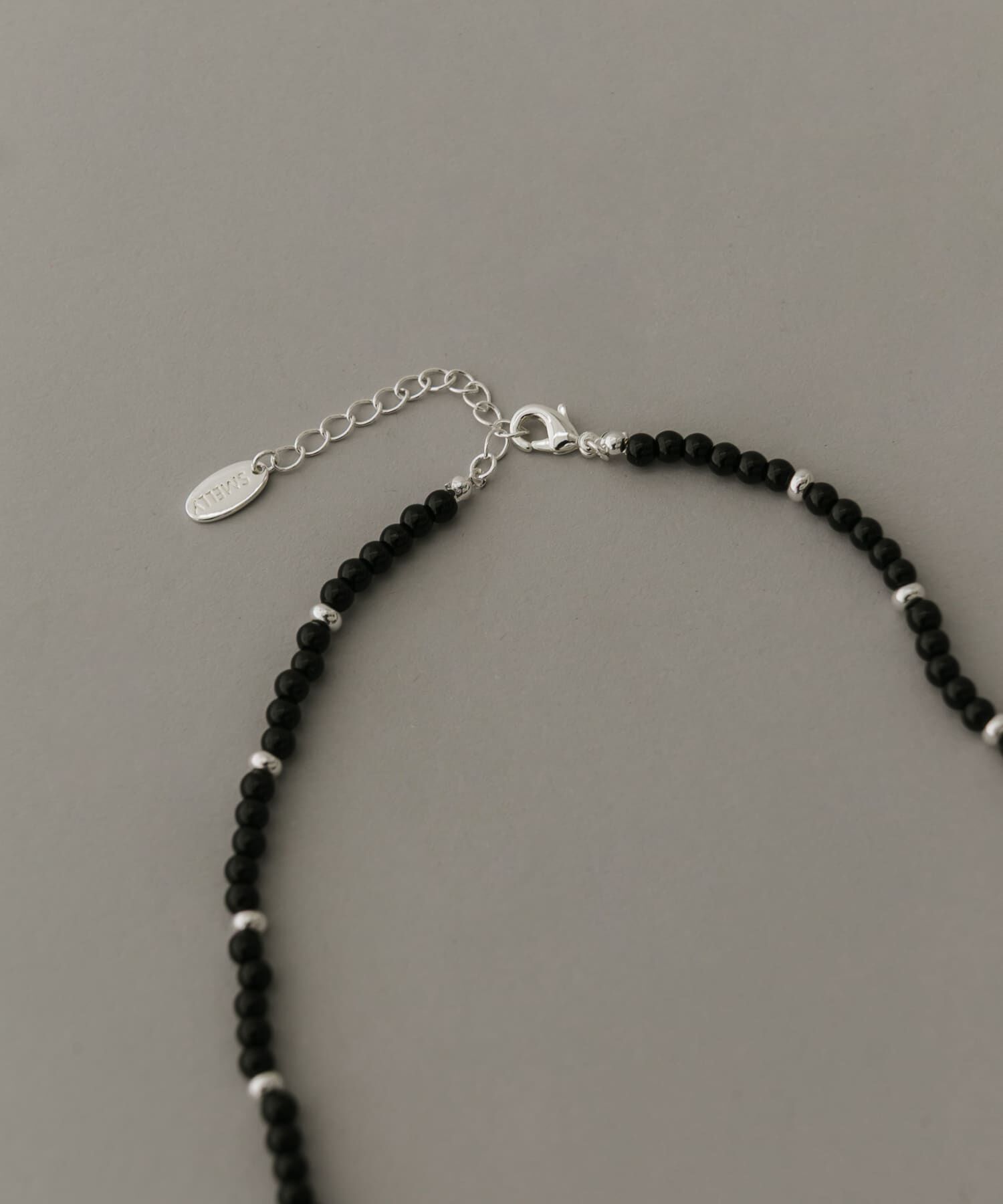 SMELLY「ブラックビーズネックレス」|ネックレス|