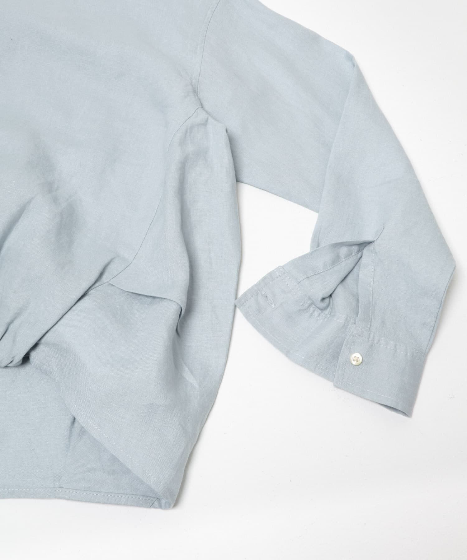 URBAN RESEARCH DOORS「リネンフロントギャザープルオーバー」|シャツ・ブラウス|