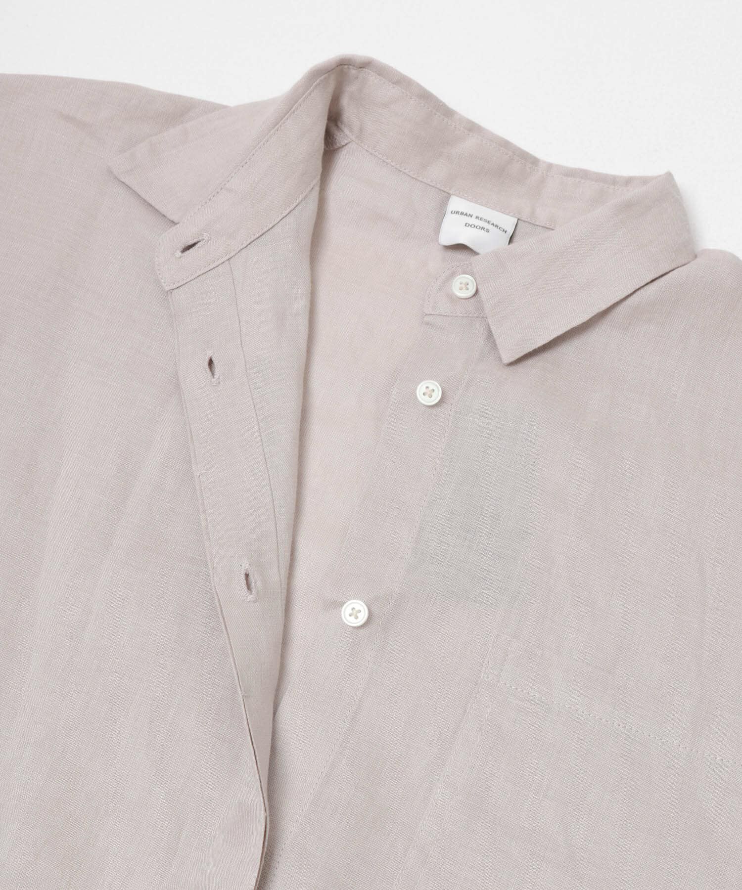 URBAN RESEARCH DOORS「リネンオーバーシャツ」|シャツ・ブラウス|