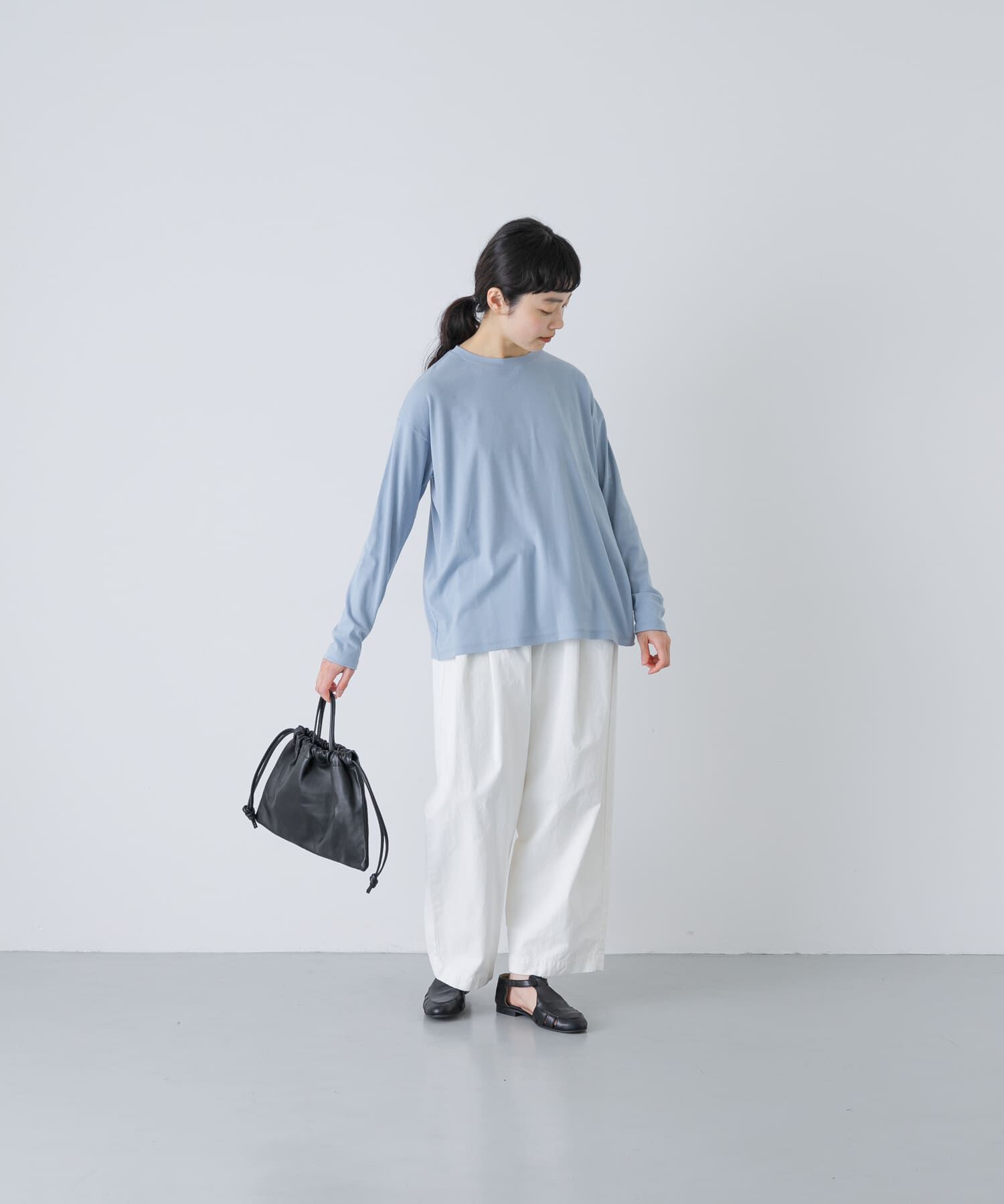 かぐれ「ドライコットンルーズカットソー」|Tシャツ・カットソー|