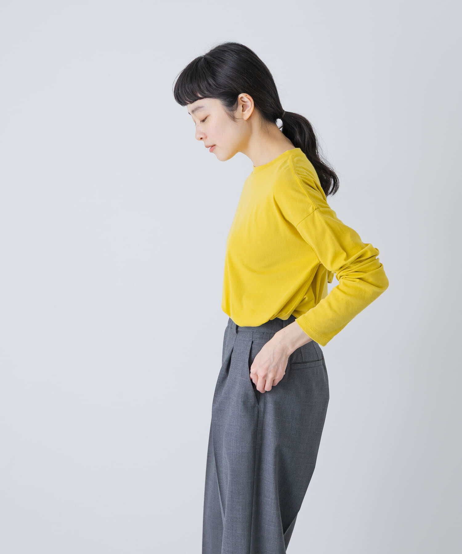 かぐれ「ドライコットンルーズカットソー」|Tシャツ・カットソー|