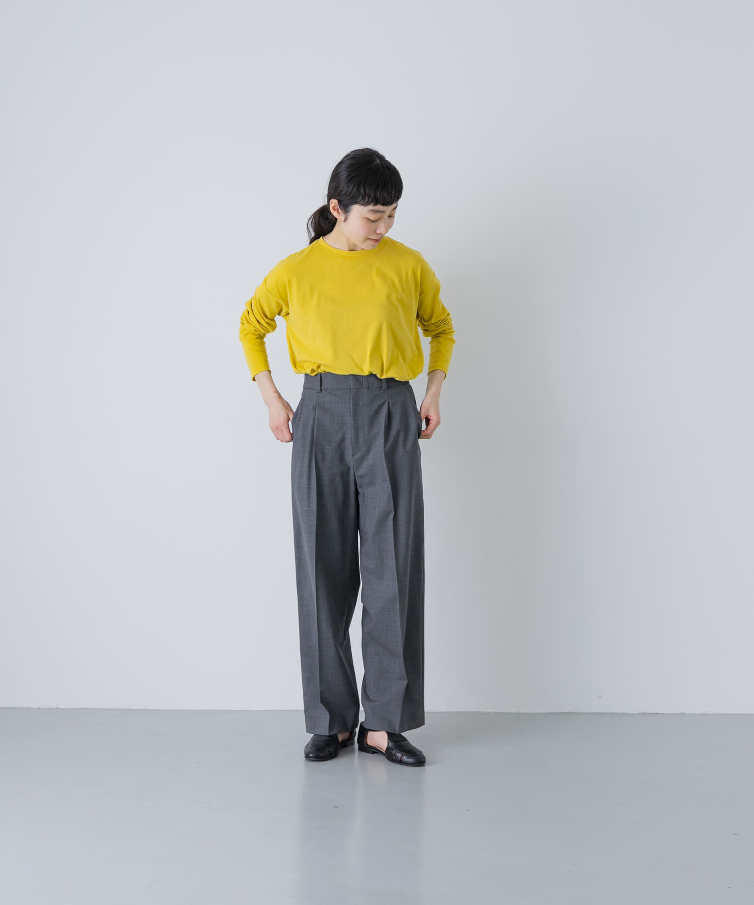 かぐれ「ドライコットンルーズカットソー」|Tシャツ・カットソー|