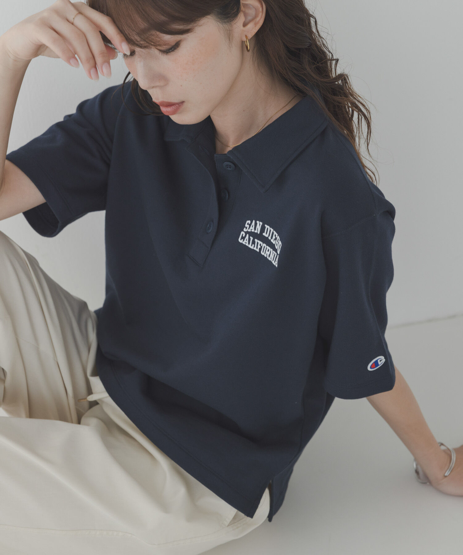 Sonny Label 「『別注』CHAMPION&times;Sonny Label　ポロシャツ」|スウェット・ジャージ|