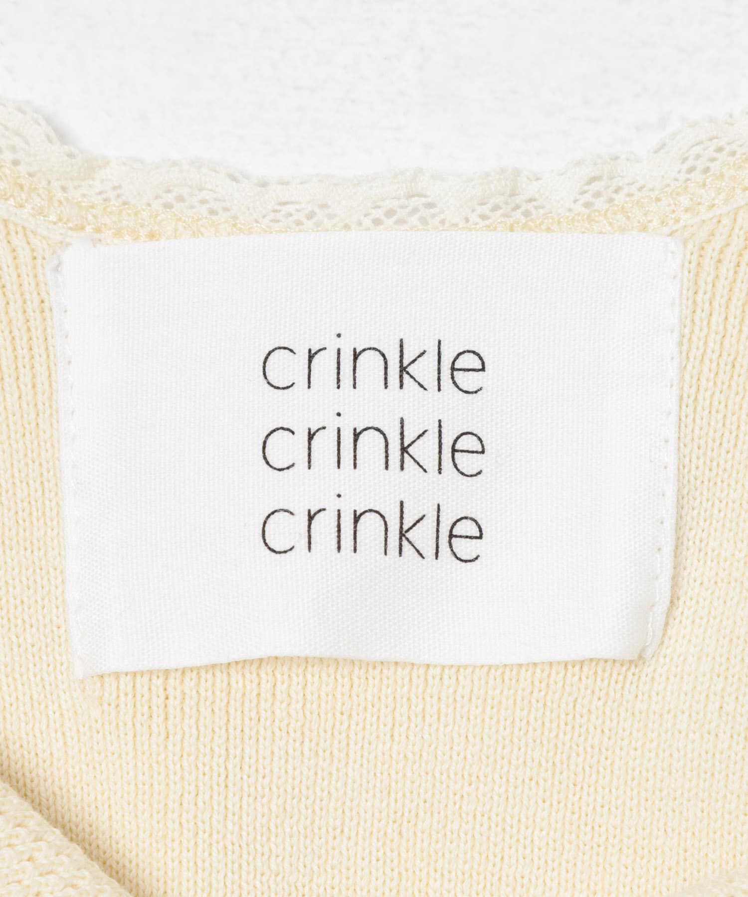 URBAN RESEARCH「crinkle crinkle crinkle　FLOWER JACQUARD KNIT CAMI」|キャミソール|